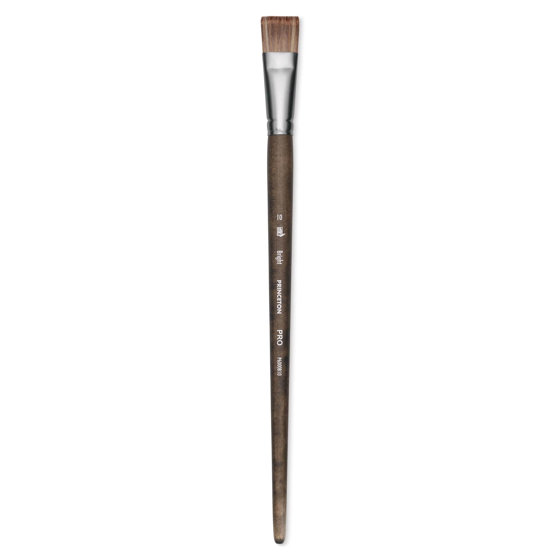 Princeton Pro Series 6000 Brush - Bright, Long Handle, Size 10