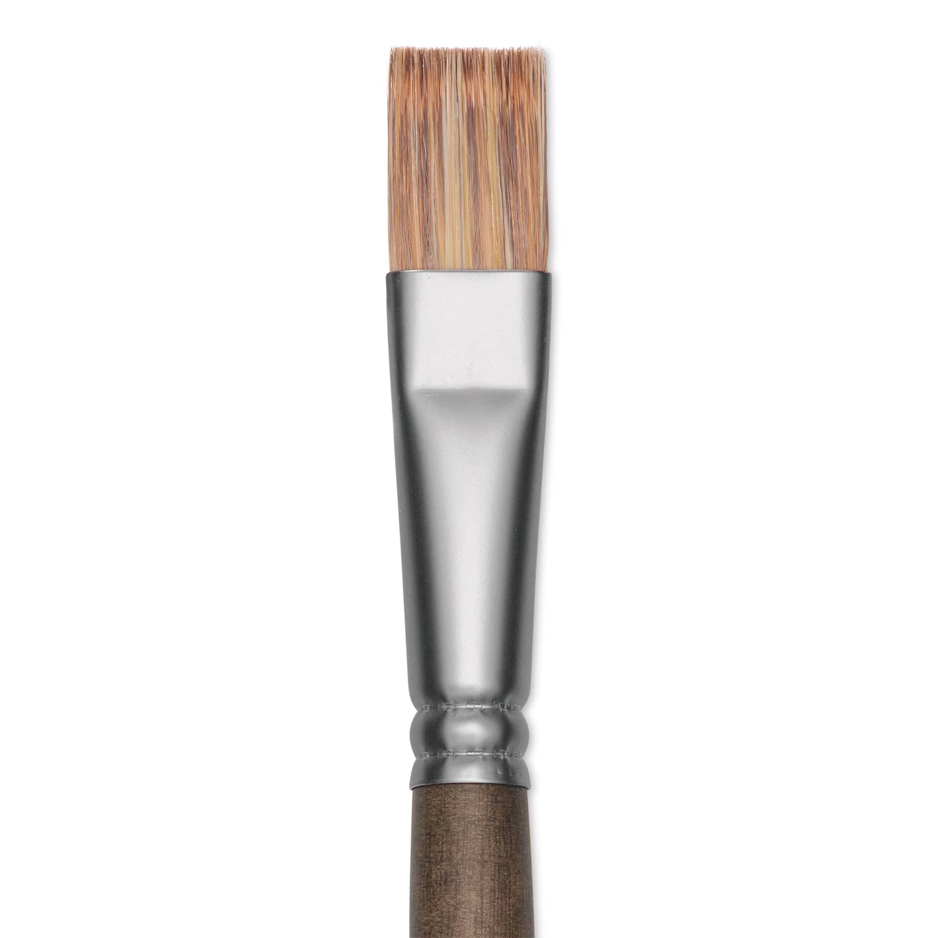 Princeton Pro Series 6000 Brush - Flat, Long Handle, Size 6, close up