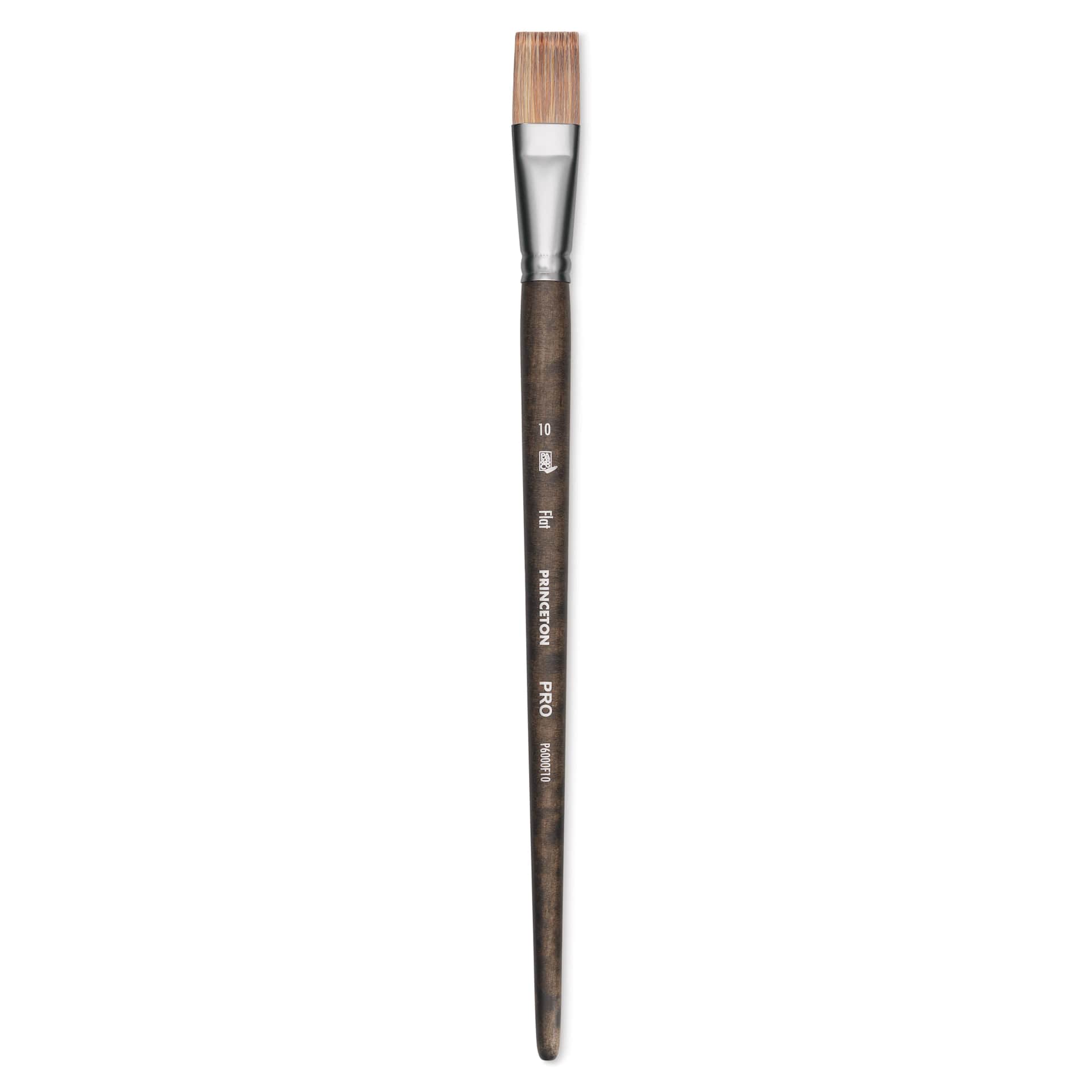 Princeton Pro Series 6000 Brush - Flat, Long Handle, Size 10