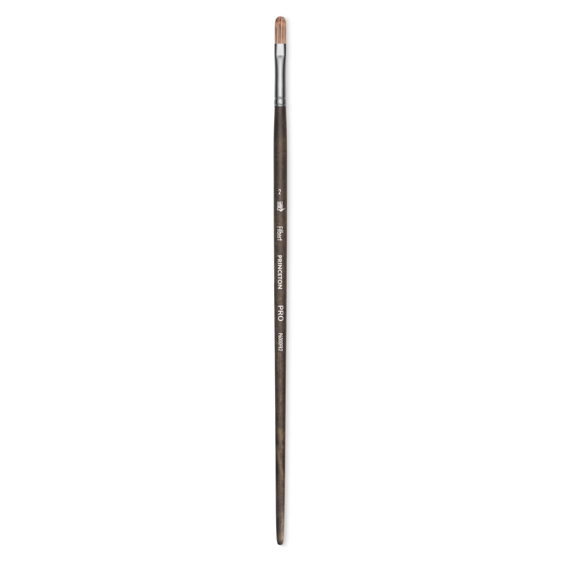 Princeton Pro Series 6000 Brush - Filbert, Long Handle, Size 2