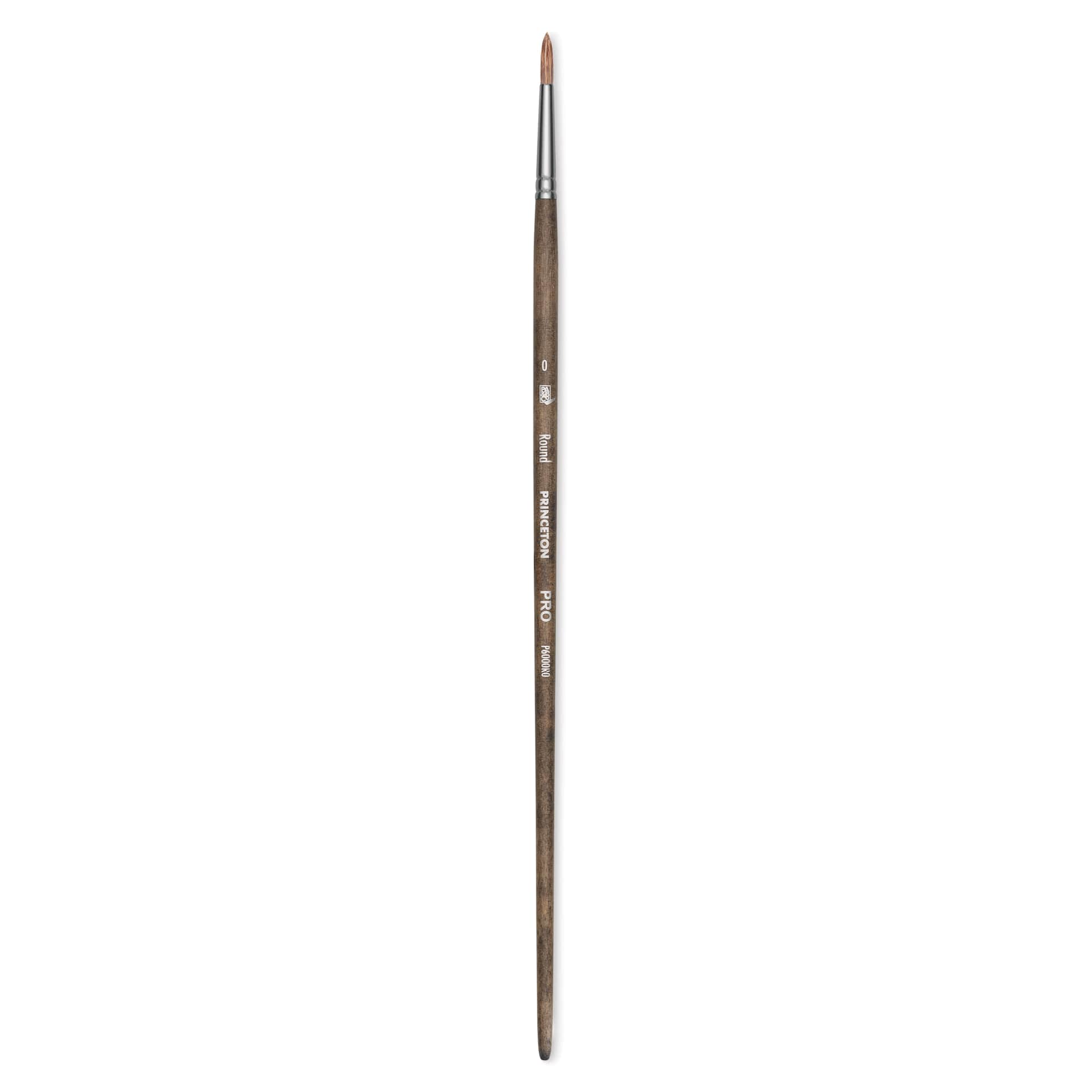 Princeton Pro Series 6000 Brush - Round, Long Handle, Size 0