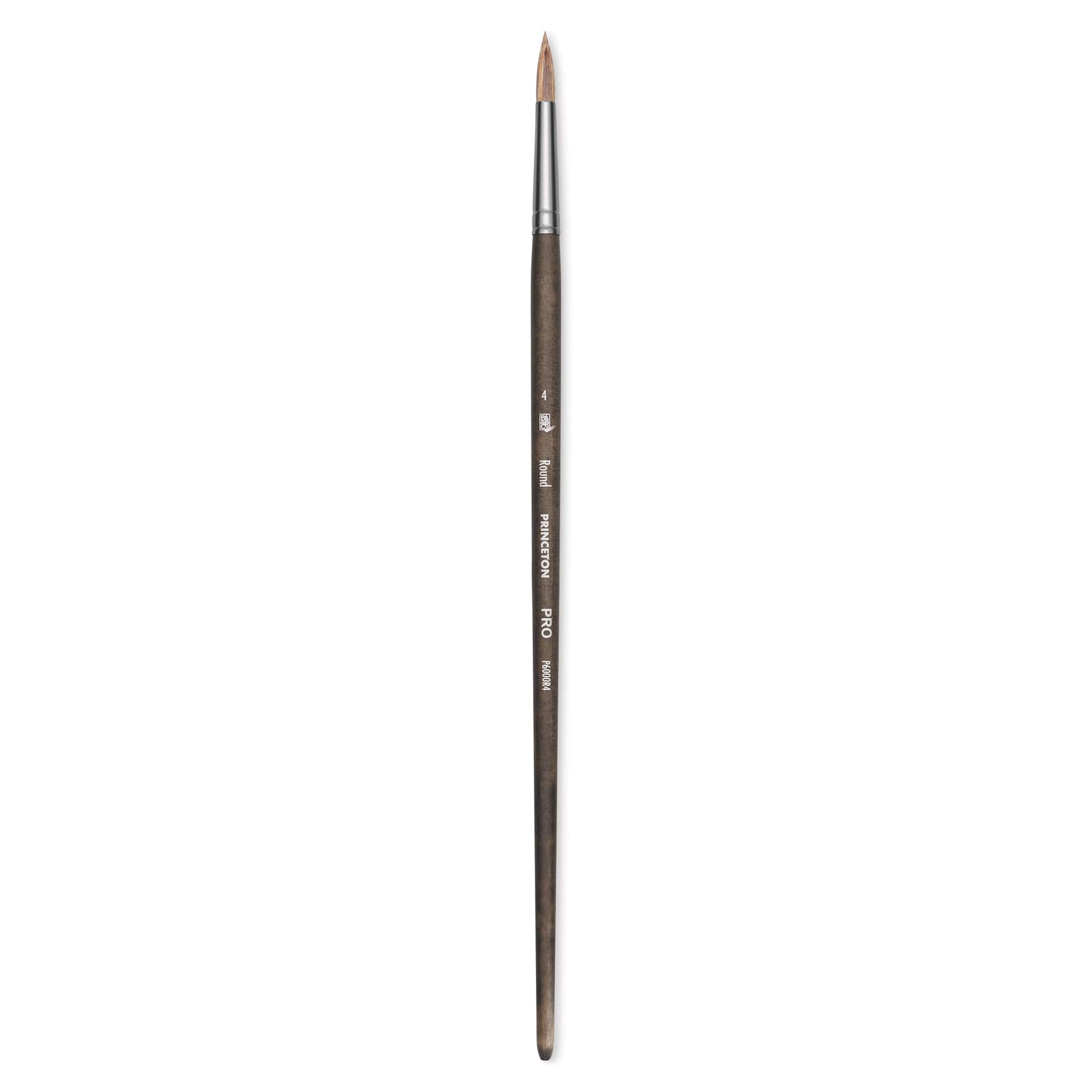Princeton Pro Series 6000 Brush - Round, Long Handle, Size 4