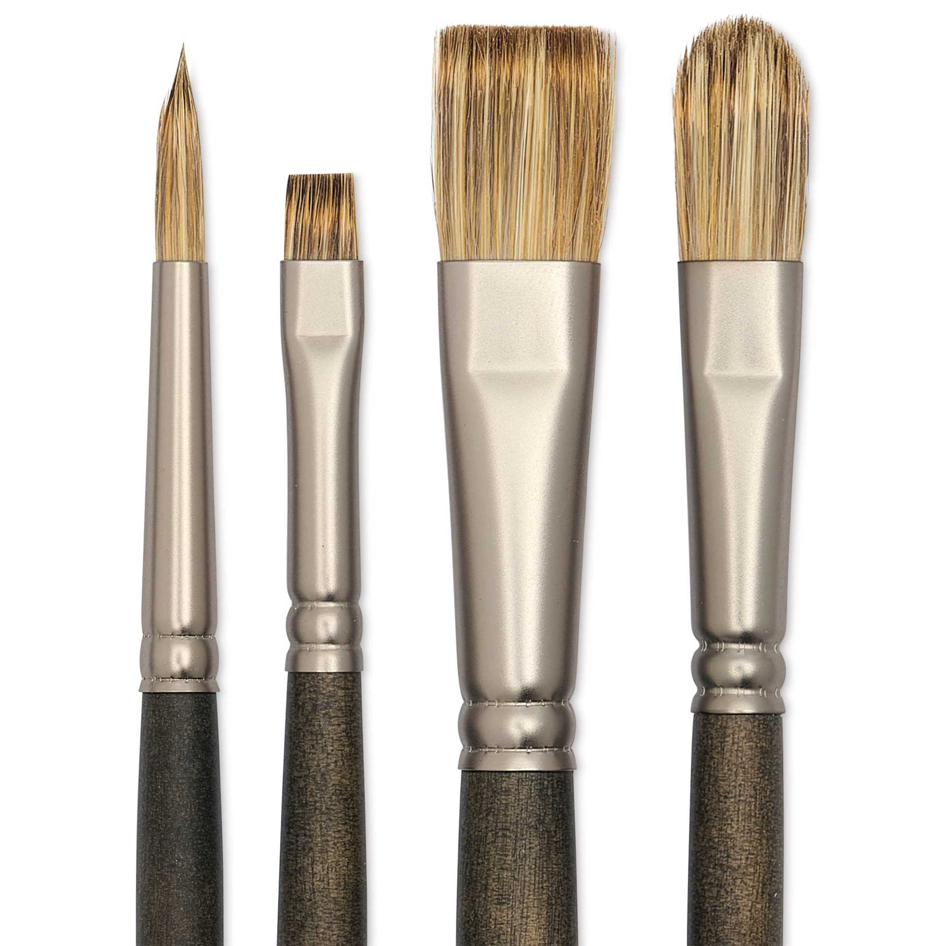 Princeton Pro Series 6000 Brushes - Set of 4, close up