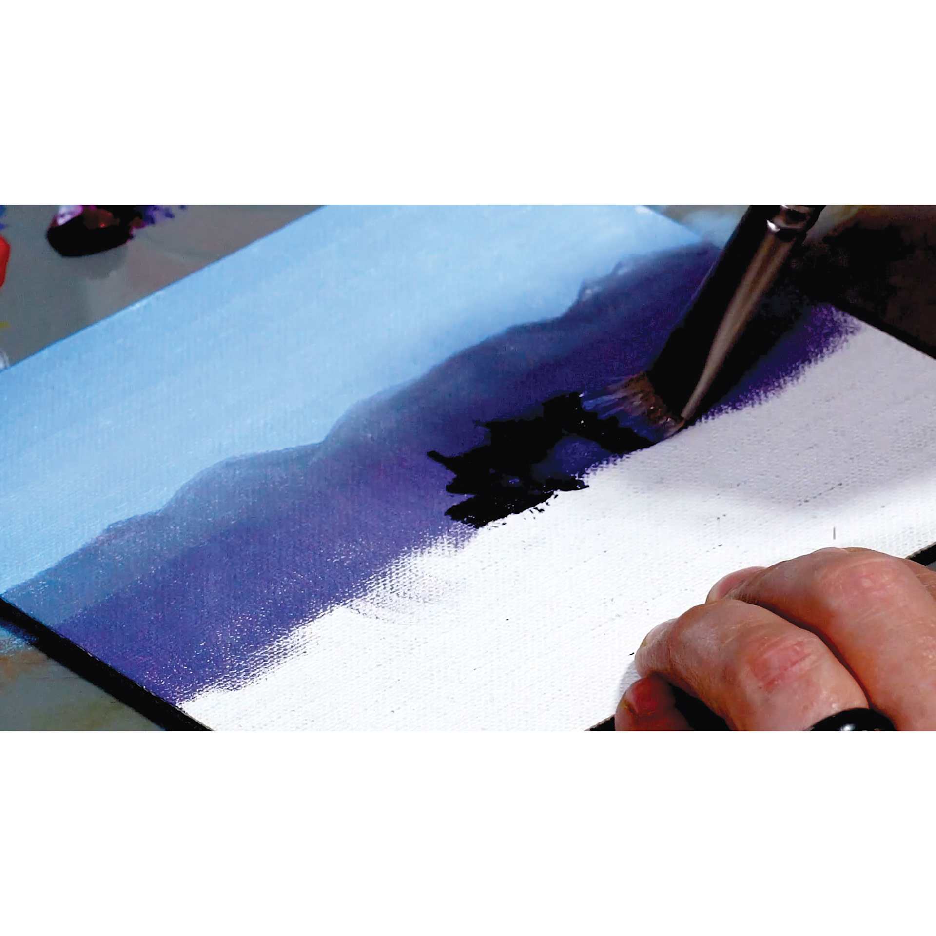Princeton Pro Series 6000 Brushes, close-up of artwork
