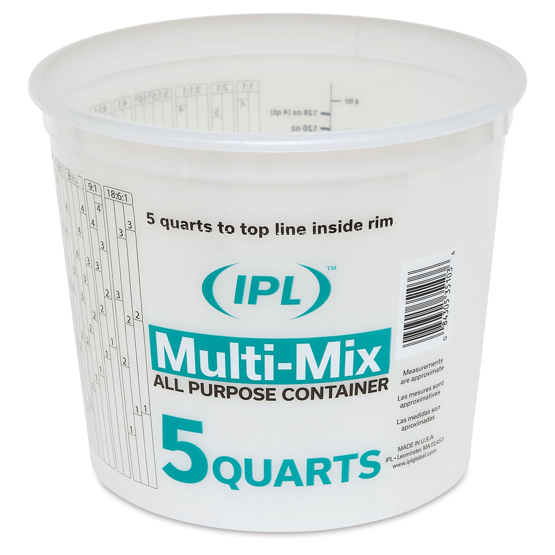 Plastic Tub - 5 qt, front
