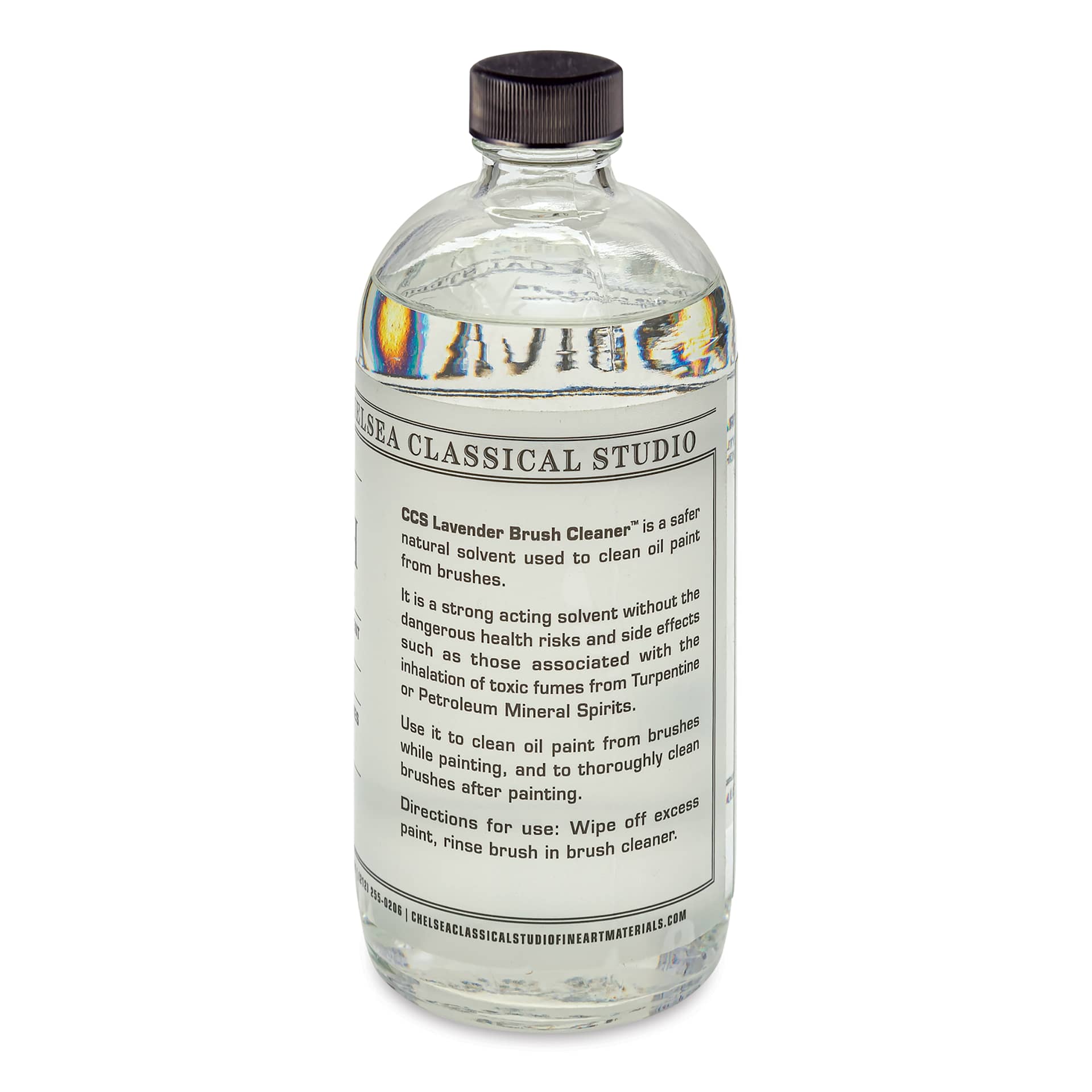 Chelsea Classical Studio Brush Cleaner - Lavender Brush Cleaner, 16 oz (back)