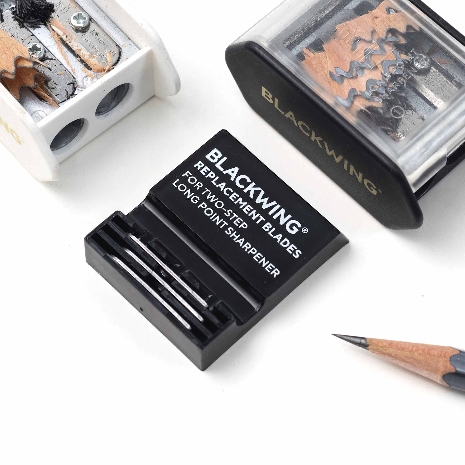 Blackwing Replacement Sharpener Blades, open packaging