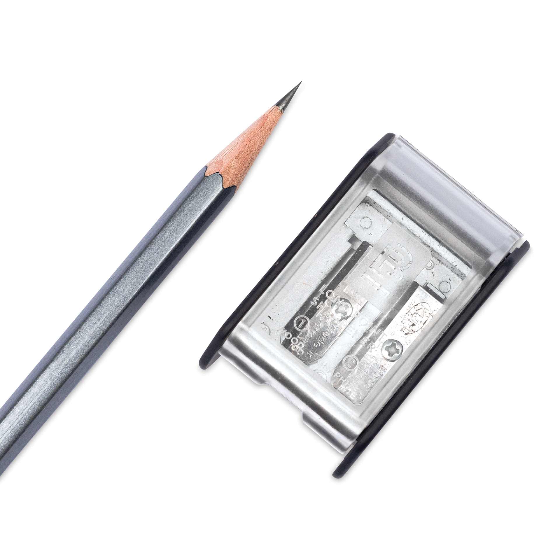 Blackwing Two-Step Long Point Pencil Sharpeners (example of sharpened pencil, not included) Blackwing Two-Step Long Point Pencil Sharpeners (example of sharpened pencil, not included)