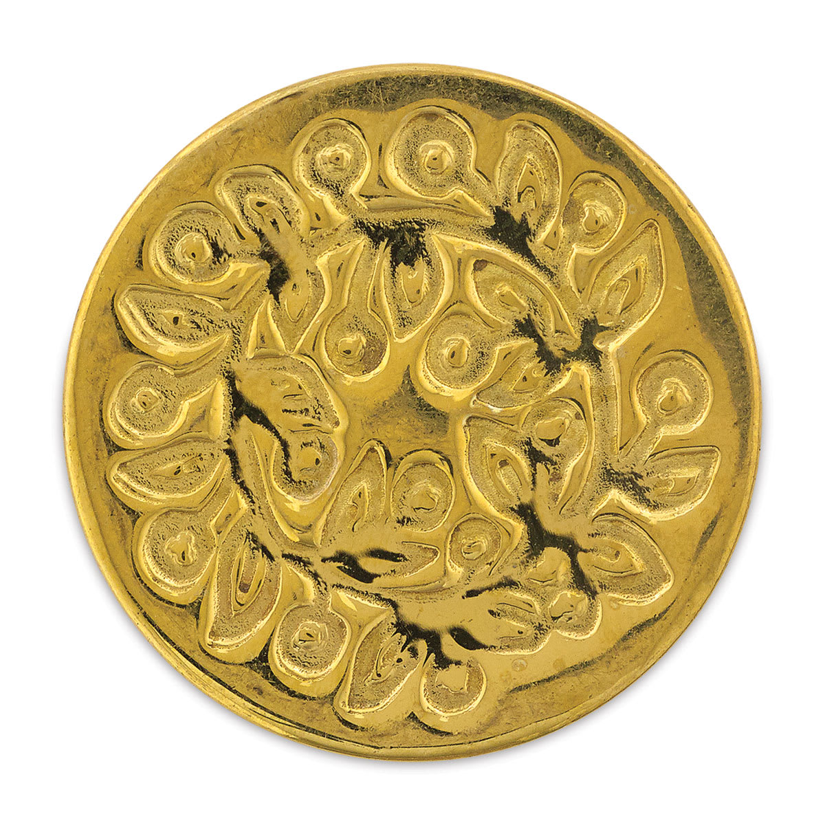 Manuscript Large Sealing Coins - Top view of Berry Wreath Seal 