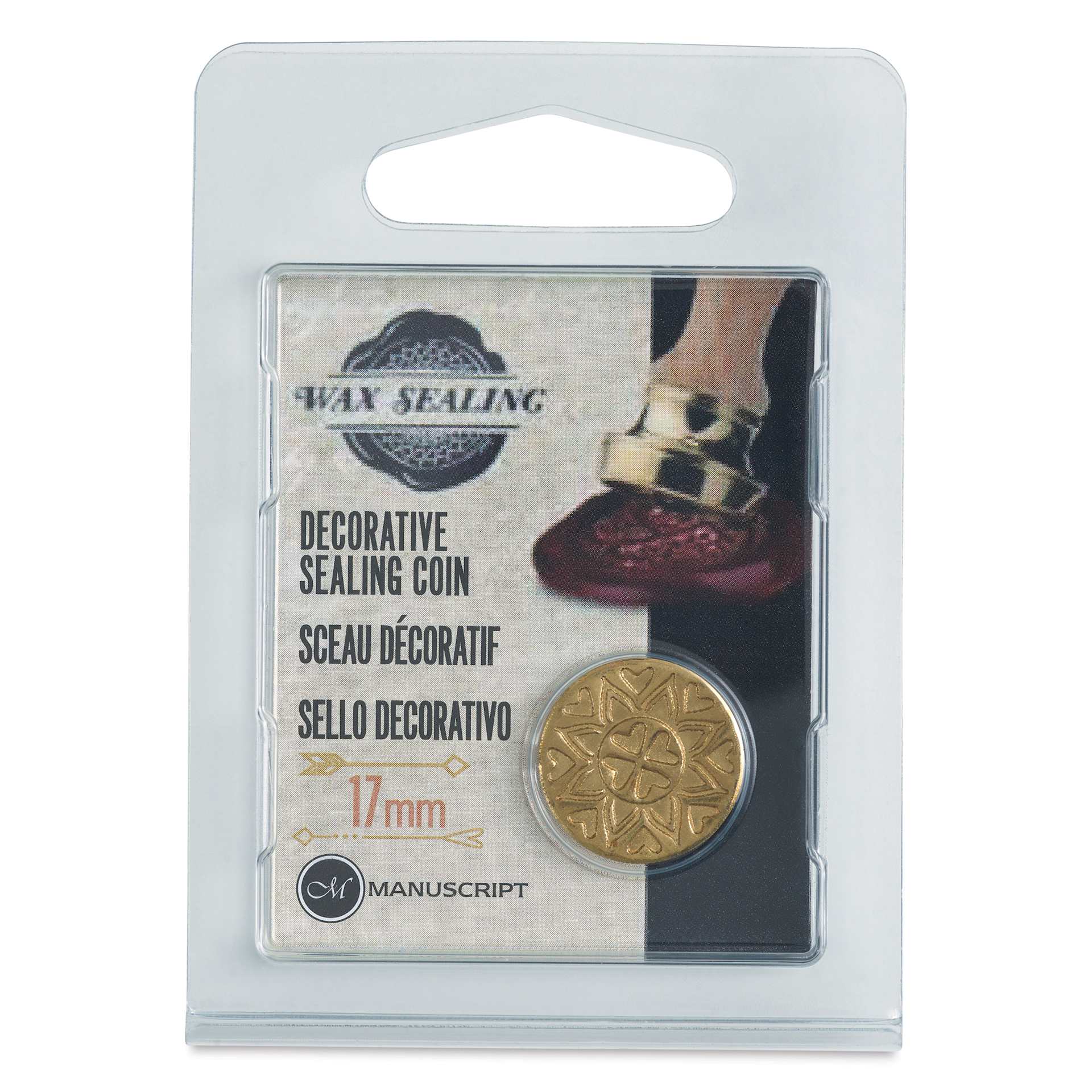 Manuscript Small Sealing Coin - Mandala, front of packaging
