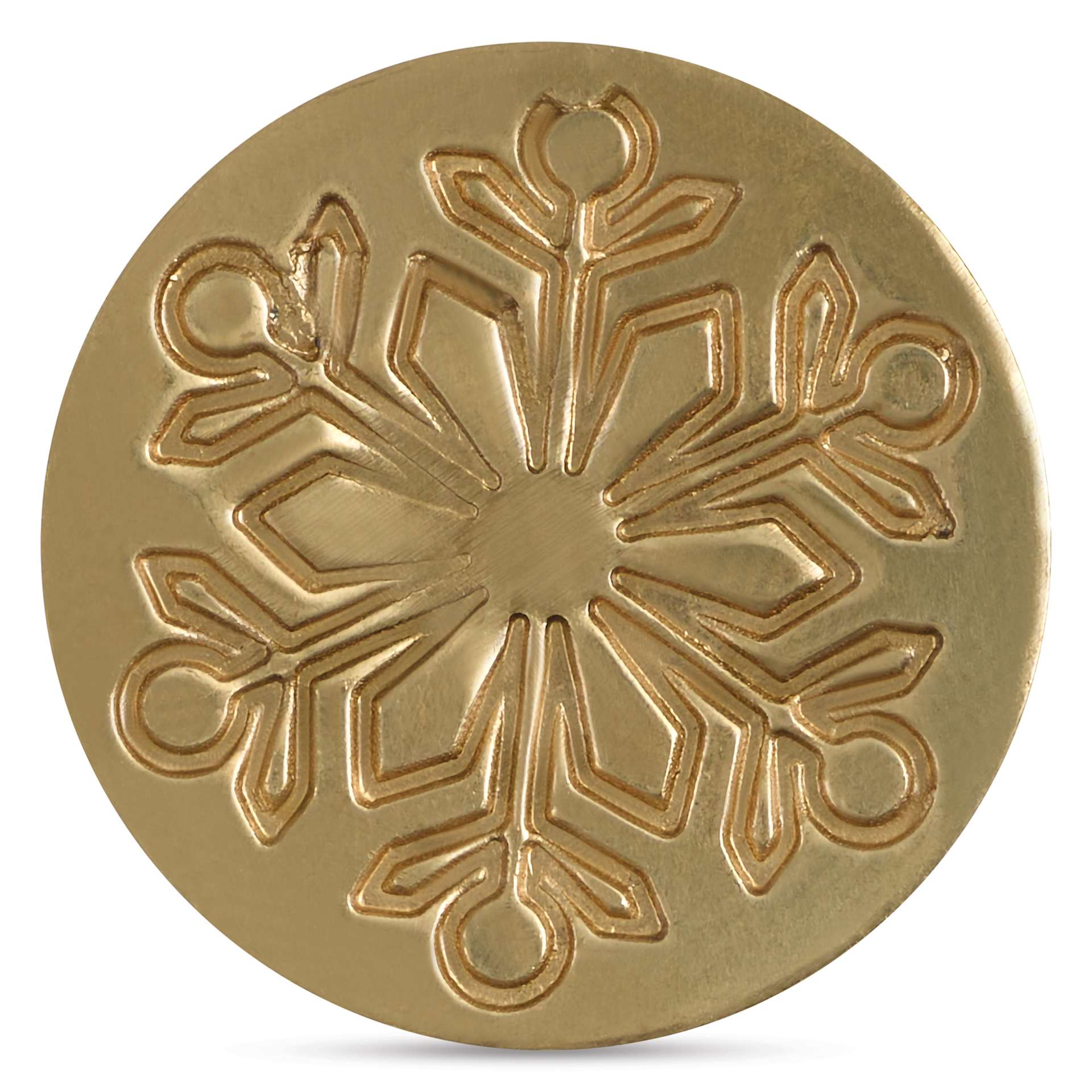 Manuscript Small Sealing Coin - Snowflake
