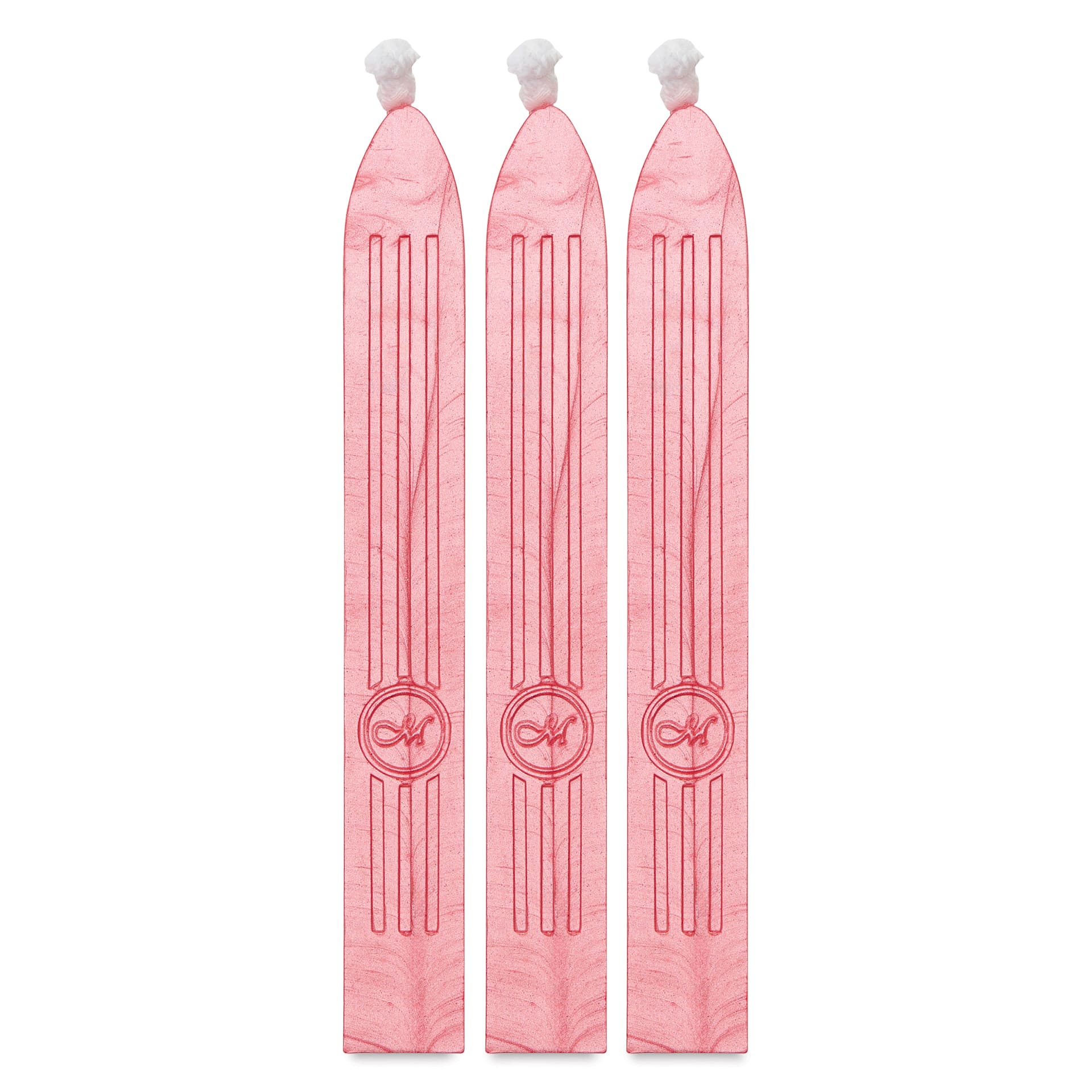 Manuscript Sealing Wax Sticks - Pink, Pkg of 3