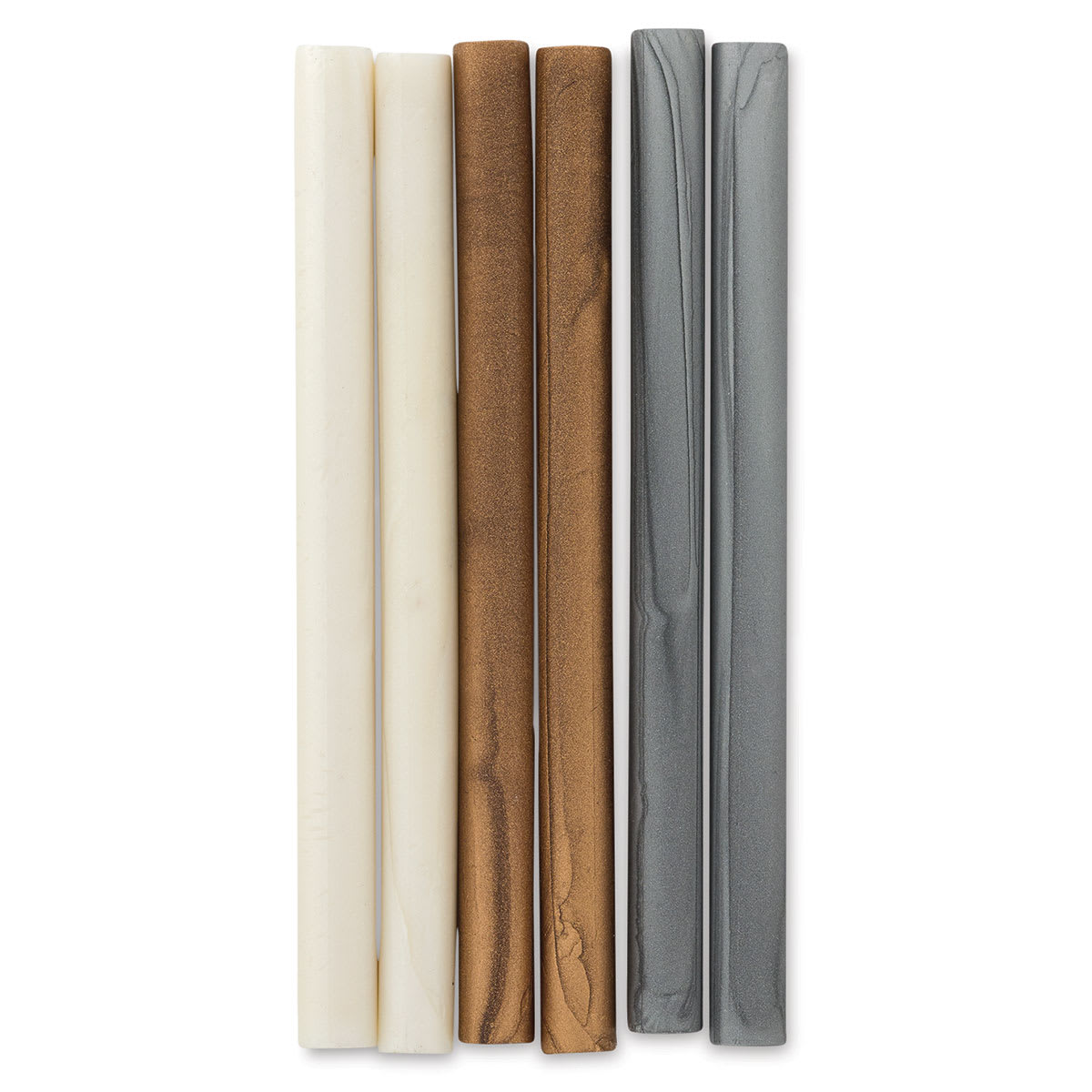 Manuscript Sealing Gun Wax Sticks - Assorted Metallic Colors, Pkg of 6