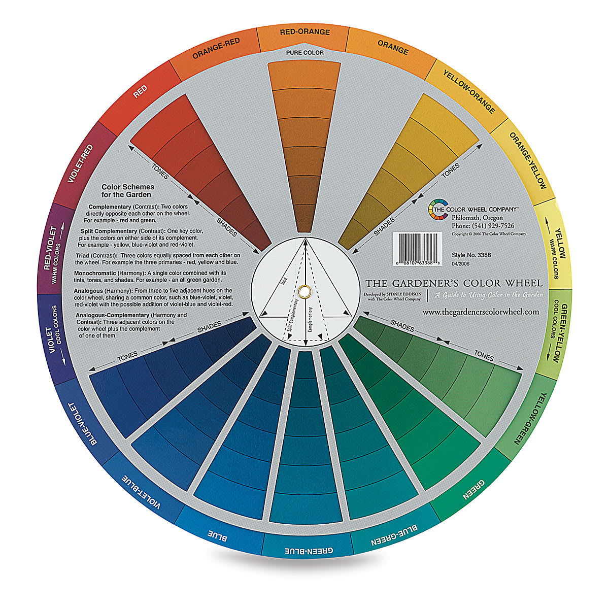 The Gardener’s Color Wheel (back)