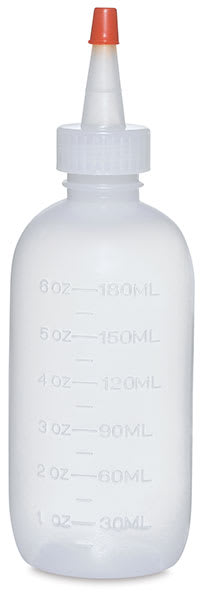 Richeson Plastic Squeeze Bottle - Single 6 oz bottle shown