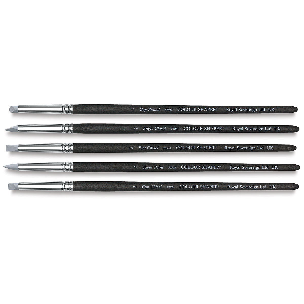 Colour Shapers Tool - Set of 5 Tips, Firm, Size 2, Set of 5