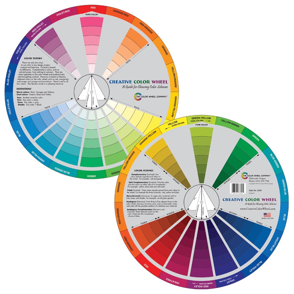 Creative Color Wheel 9-1/4" Diameter - Peggable