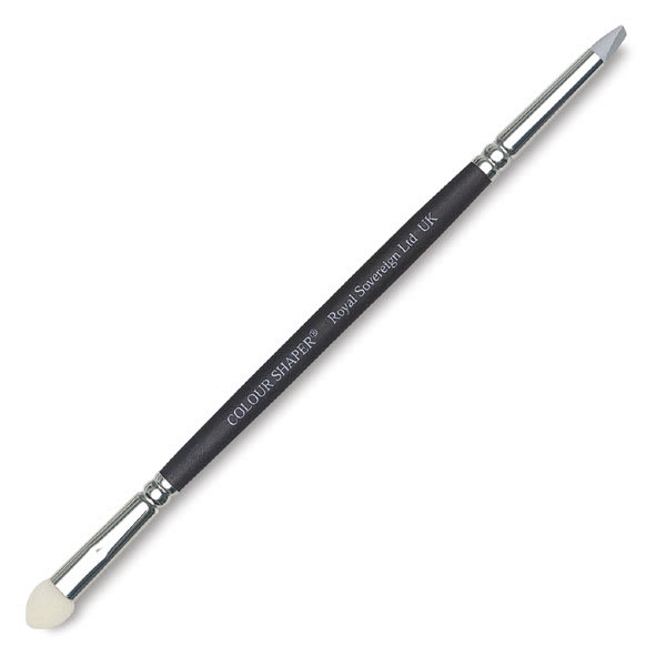 Pastel Colour Shaper - Angled view showing Foam and Flat ends