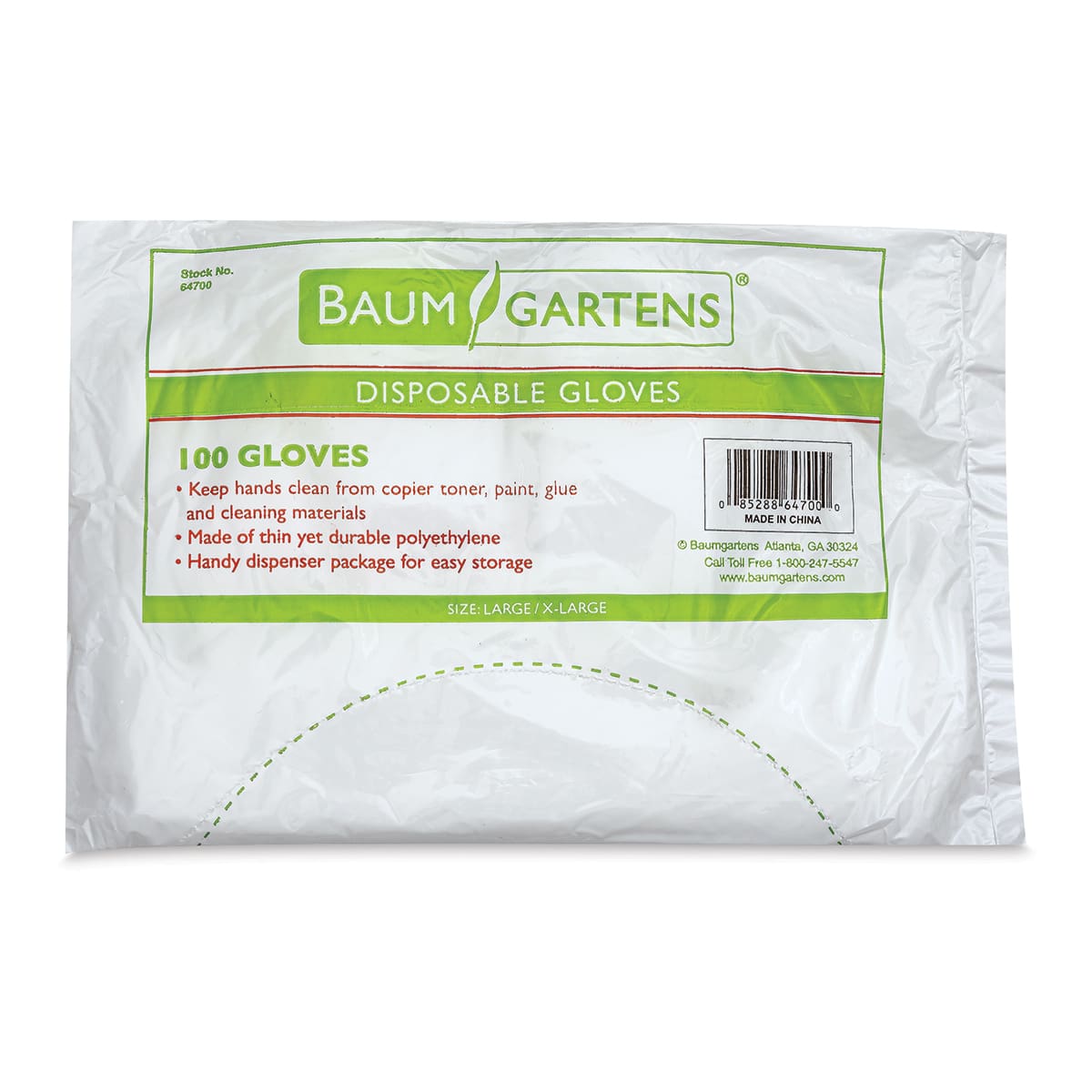 Disposable Glove Box - Large to Extra Large, Box of 100