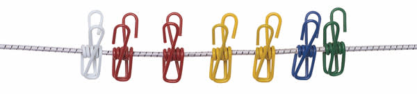 Arts 'N Crafts Display Line - Closeup of multi-color Clips
