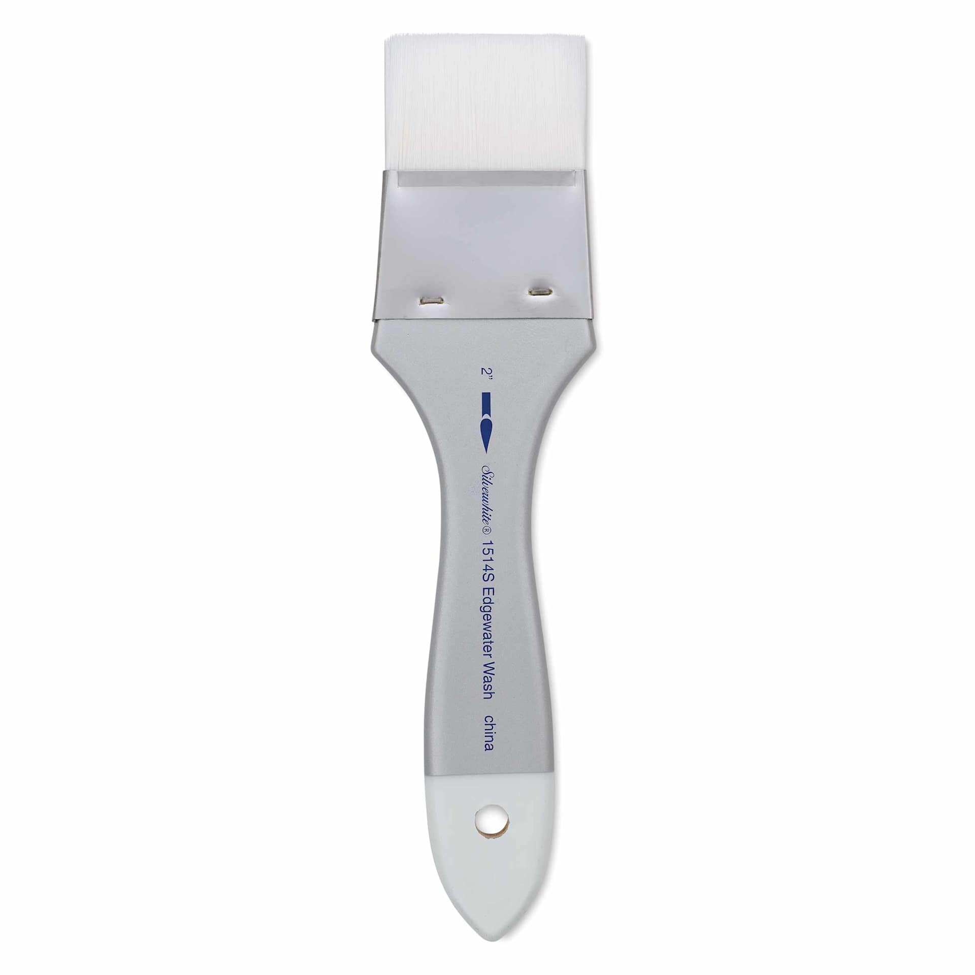 Silver Brush Silverwhite Synthetic Brush - Edgewater Wash, Short Handle, 2"