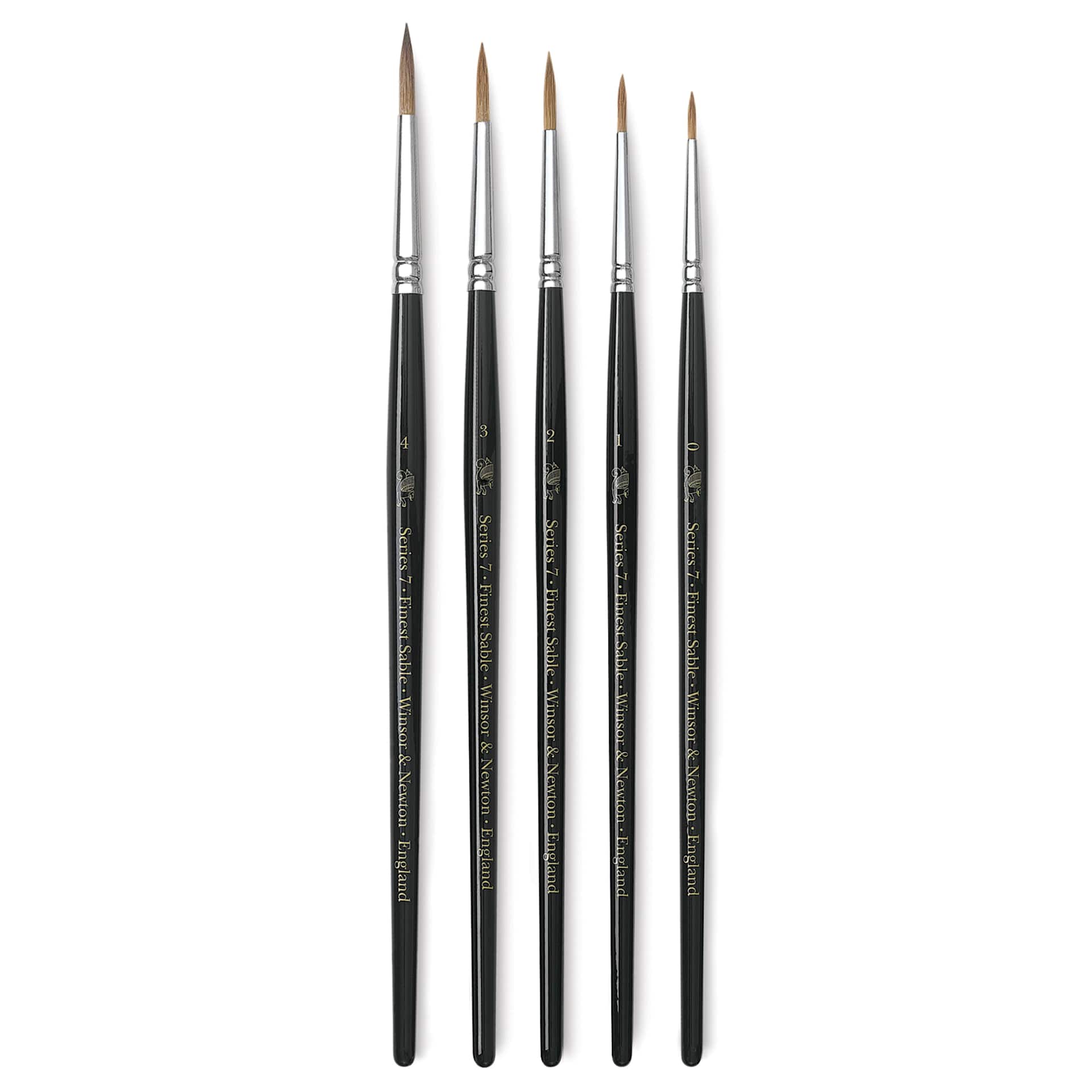 Winsor & Newton Series 7 Kolinsky Sable Brushes and Set