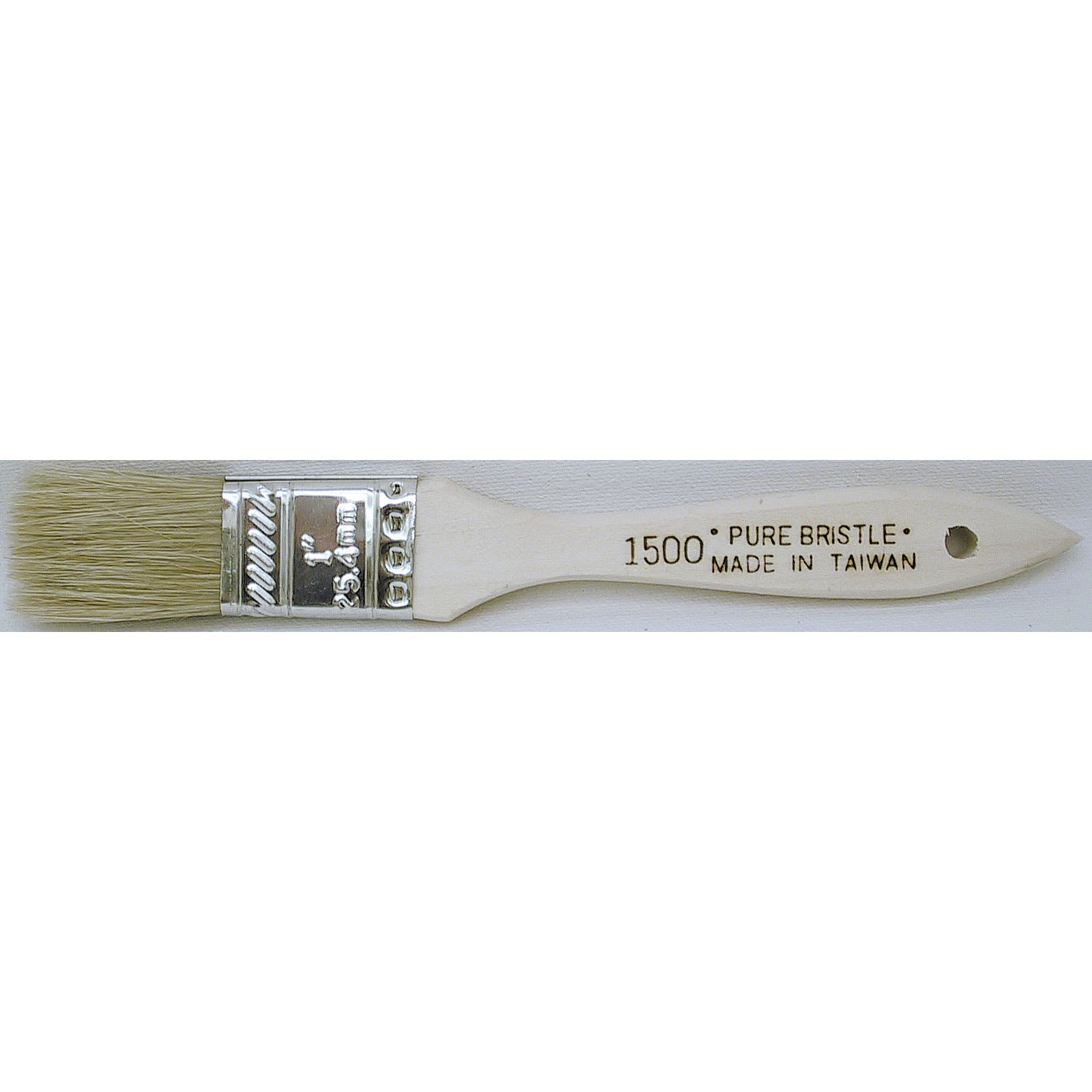 Linzer Brush Varnish & Chip Brush, White Bristle, 1"