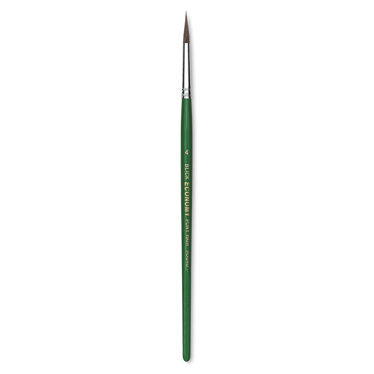 Blick Economy Pony Hair Brush - Round, Short Handle, Size 4