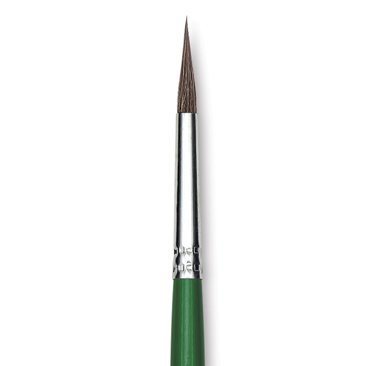 Blick Economy Pony Hair Brush - Round, Short Handle, Size 4 close-up