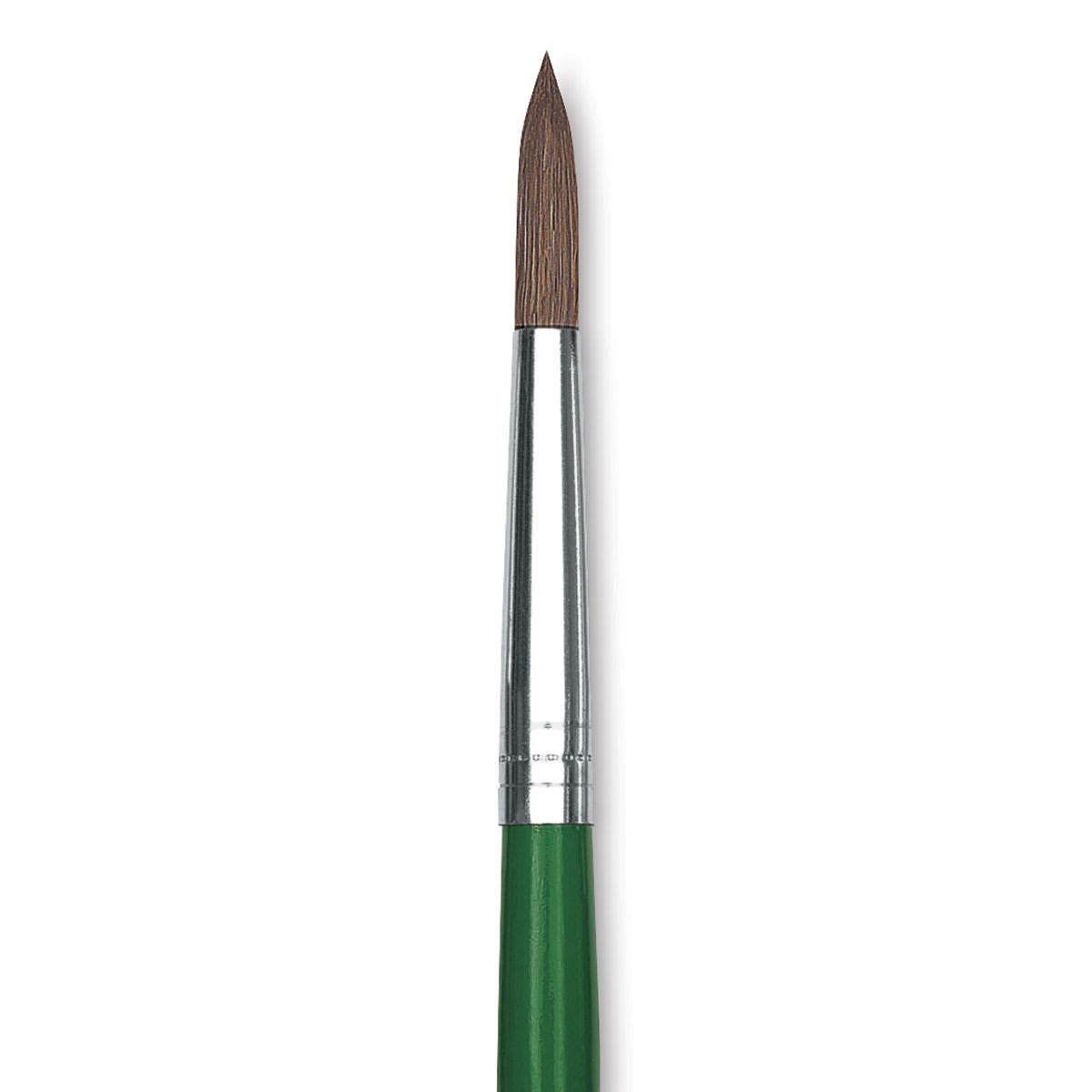 Blick Economy Pony Hair Brush - Round, Short Handle, Size 8 close-up