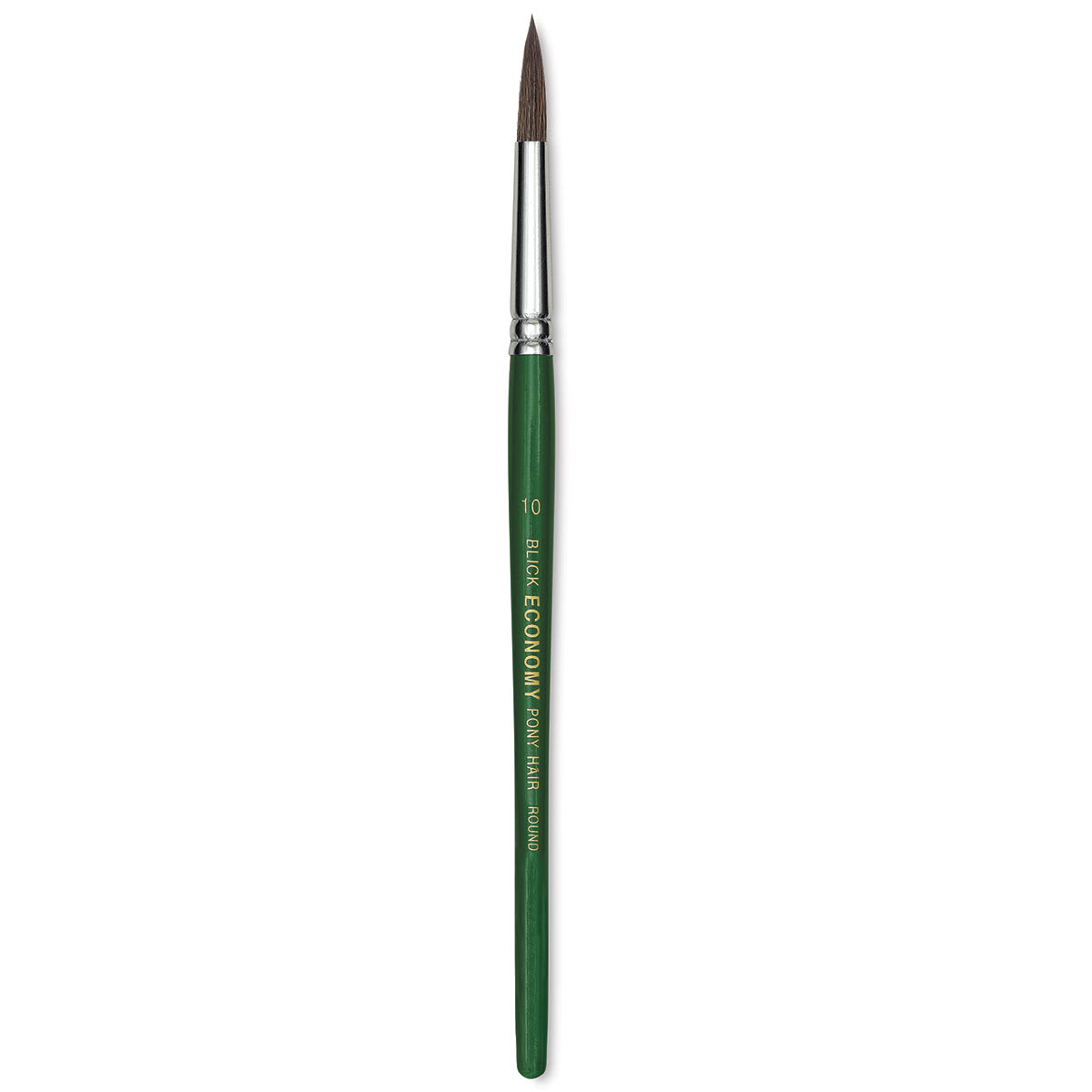 Blick Economy Pony Hair Brush - Round, Short Handle, Size 10
