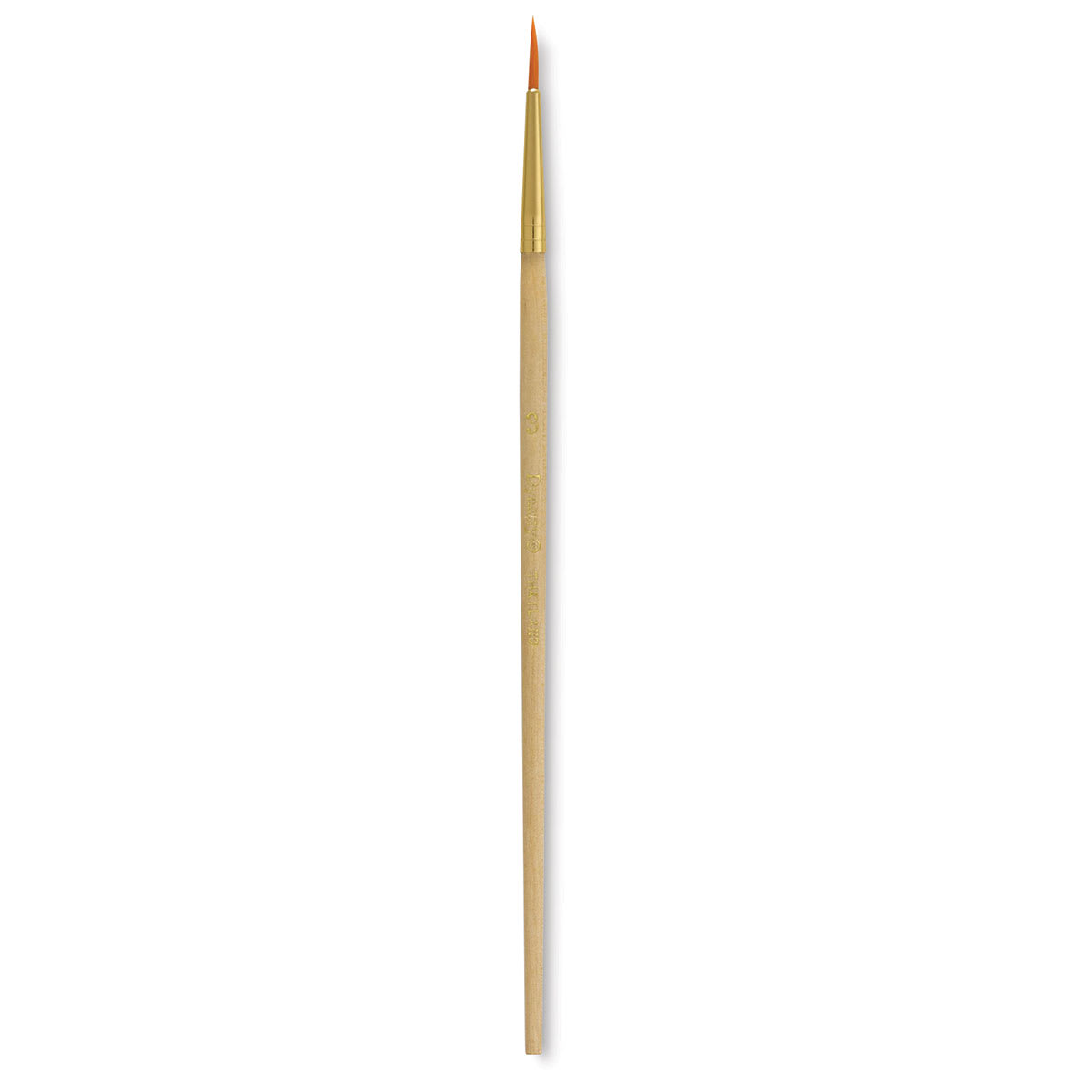 Dynasty Golden Nylon Brush - Refill Brush, Round, Size 3