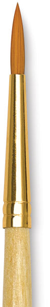 Dynasty Nylon Brushes - Closeup of Round brush tip
