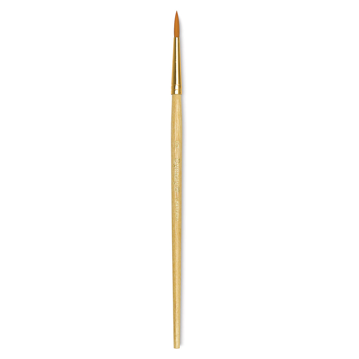 Dynasty Golden Nylon Brush - Refill Brush, Round, Size 5