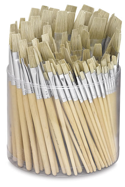 Bristle Brush Tub, 144 Brushes