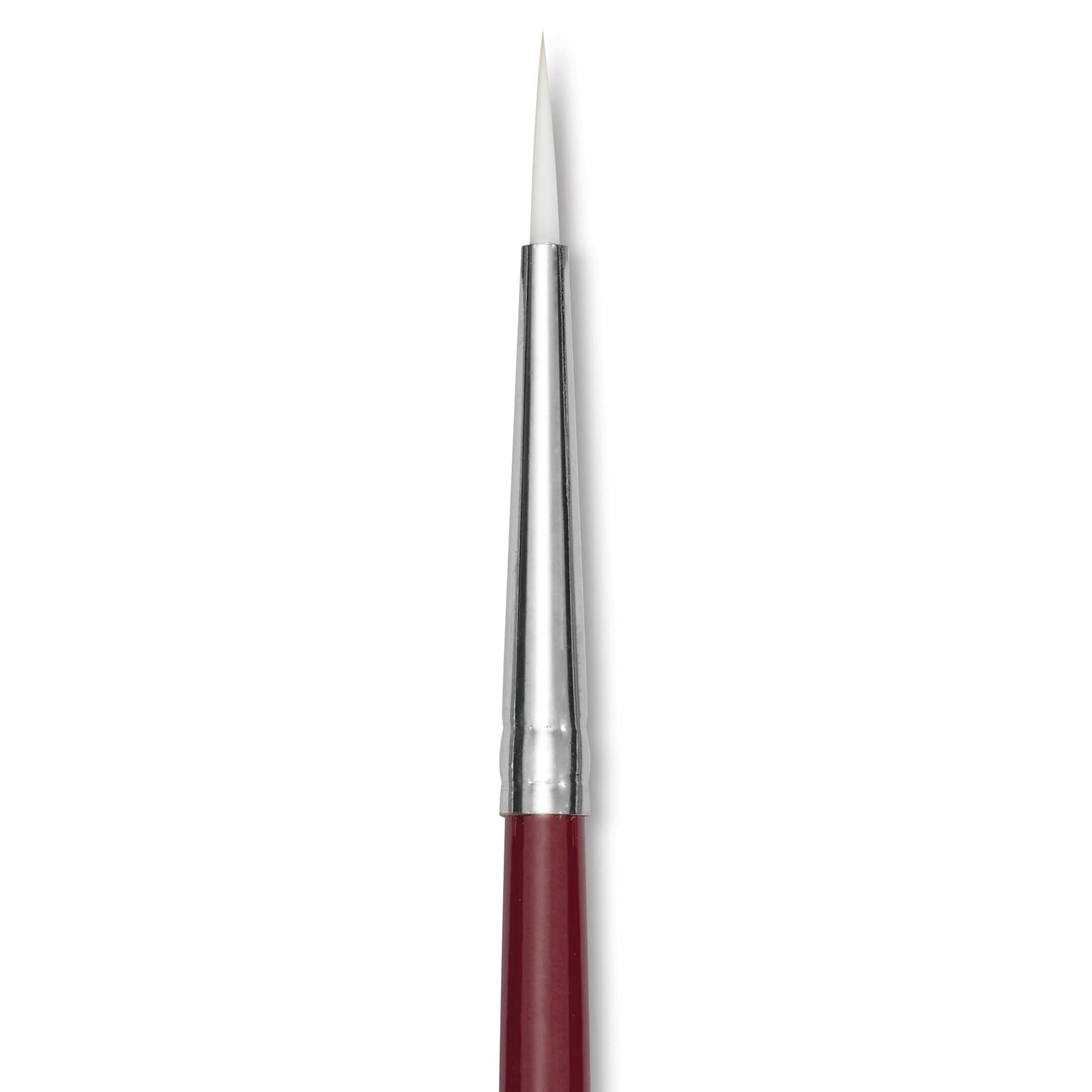 Dynasty Fine White Synthetic Brush - Round, Refill Brush, Size 2 close-up