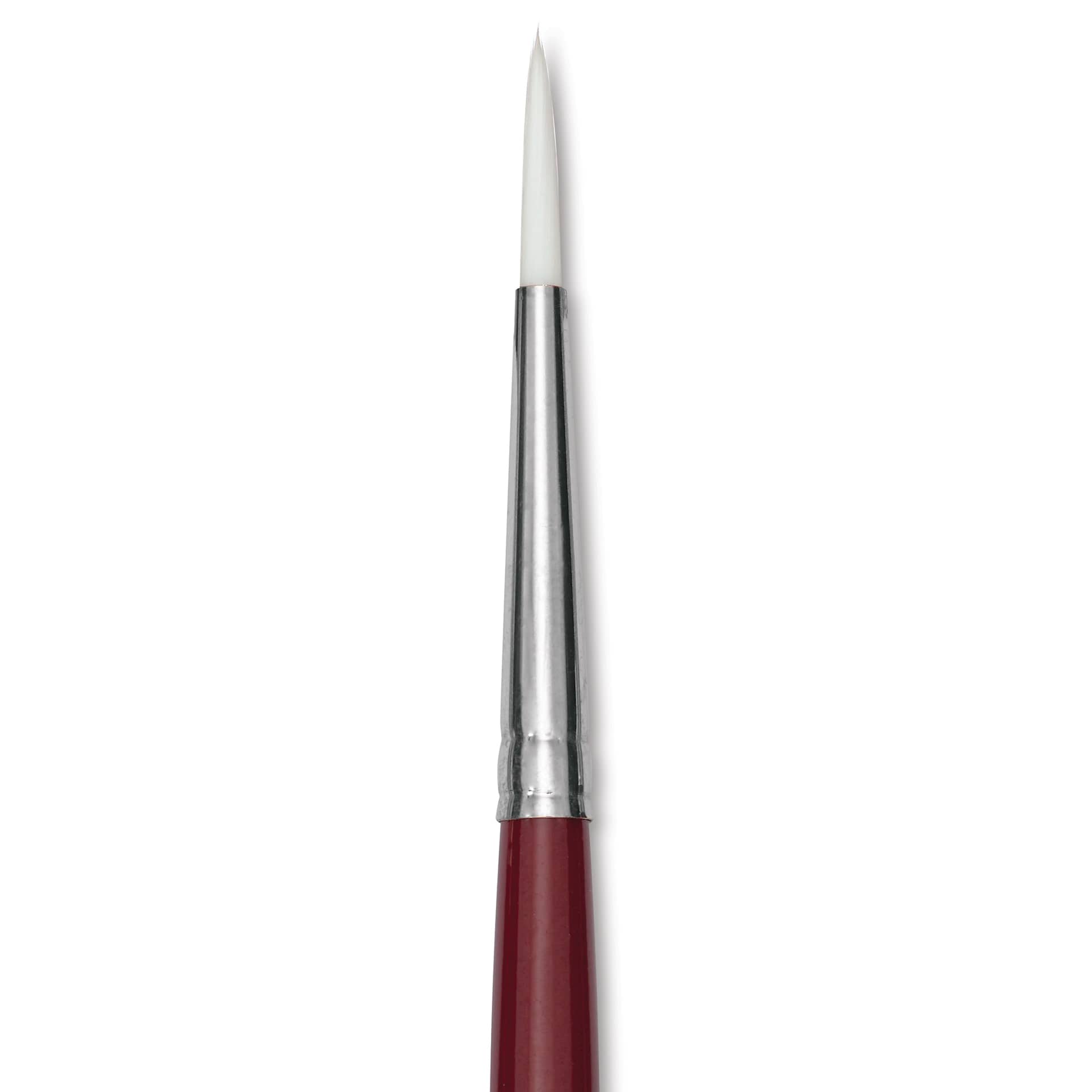 Dynasty Fine White Synthetic Brush - Round, Refill Brush, Size 4 close-up