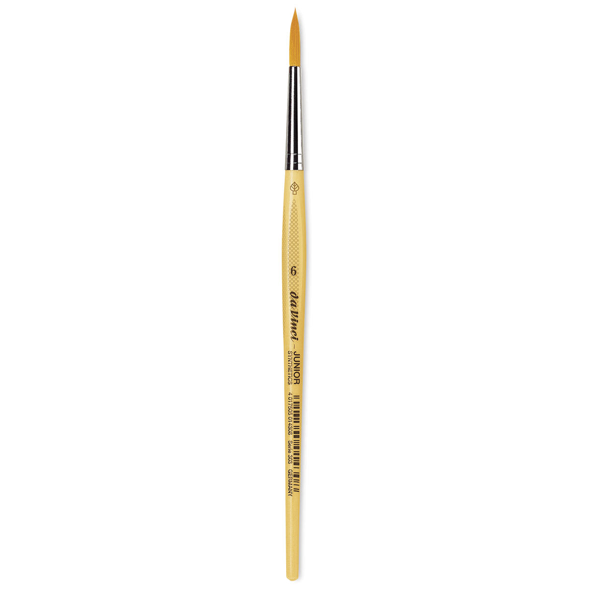Da Vinci Junior Synthetic Brush - Round, Short Handle, Size 6