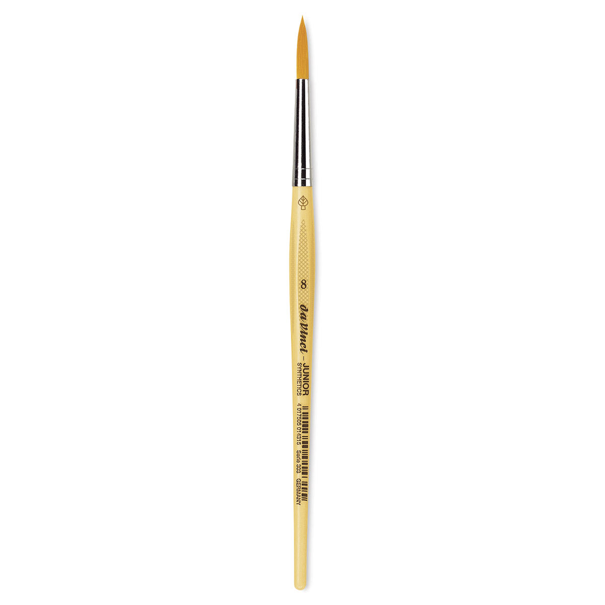Da Vinci Junior Synthetic Brush - Round, Short Handle, Size 8