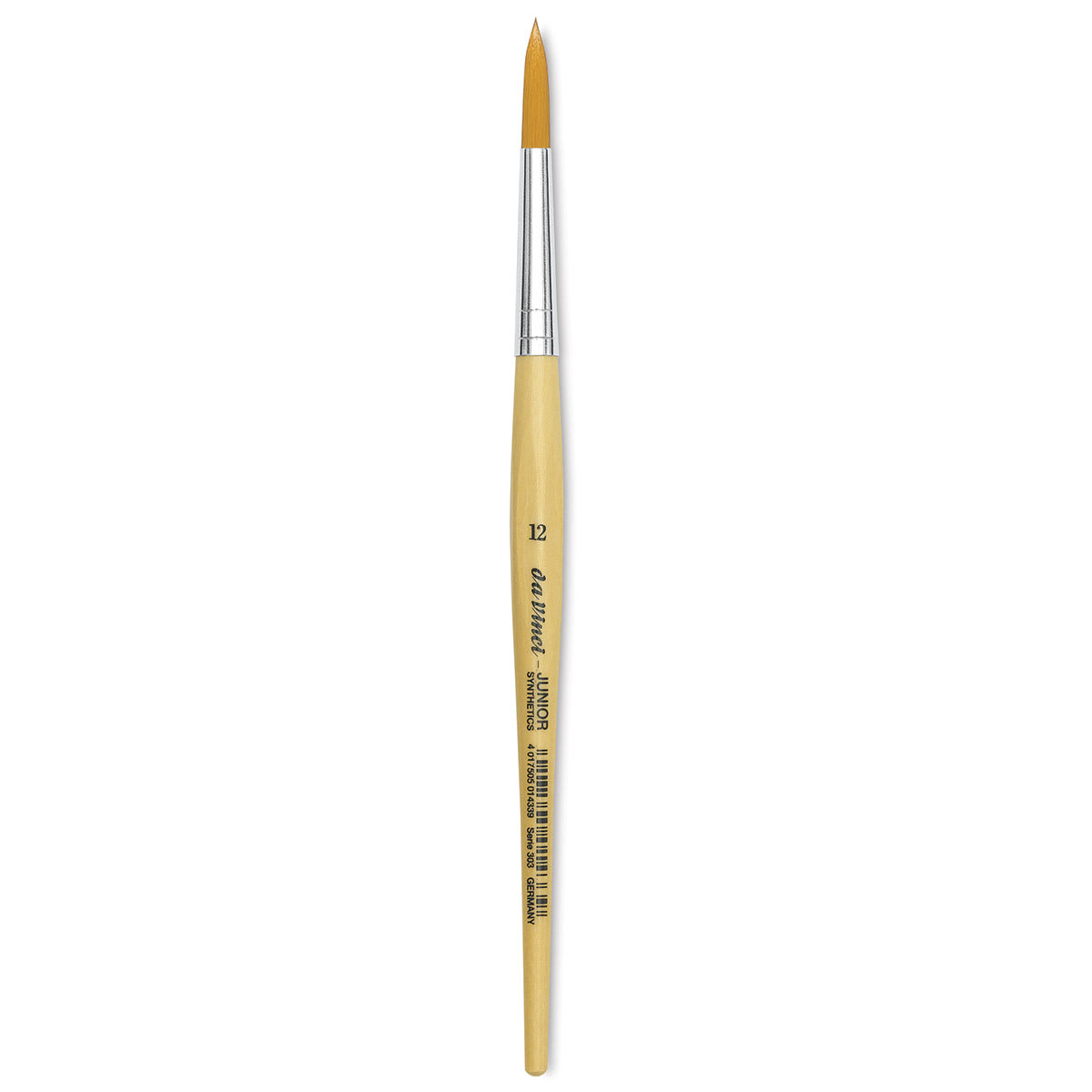 Da Vinci Junior Synthetic Brush - Round, Short Handle, Size 12
