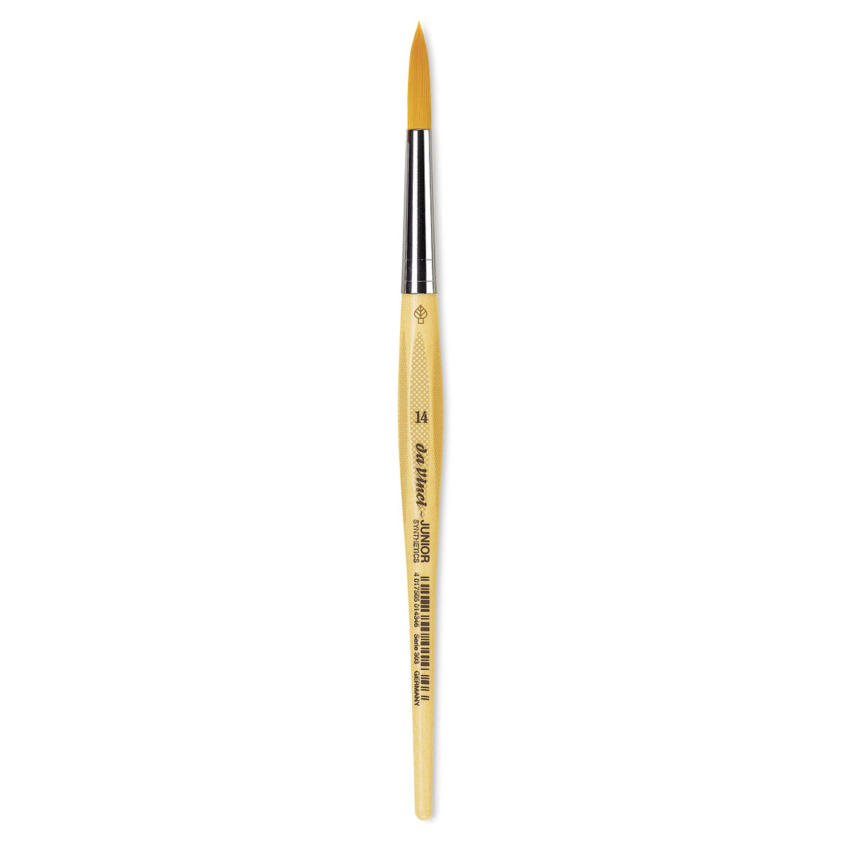 Da Vinci Junior Synthetic Brush - Round, Short Handle, Size 14