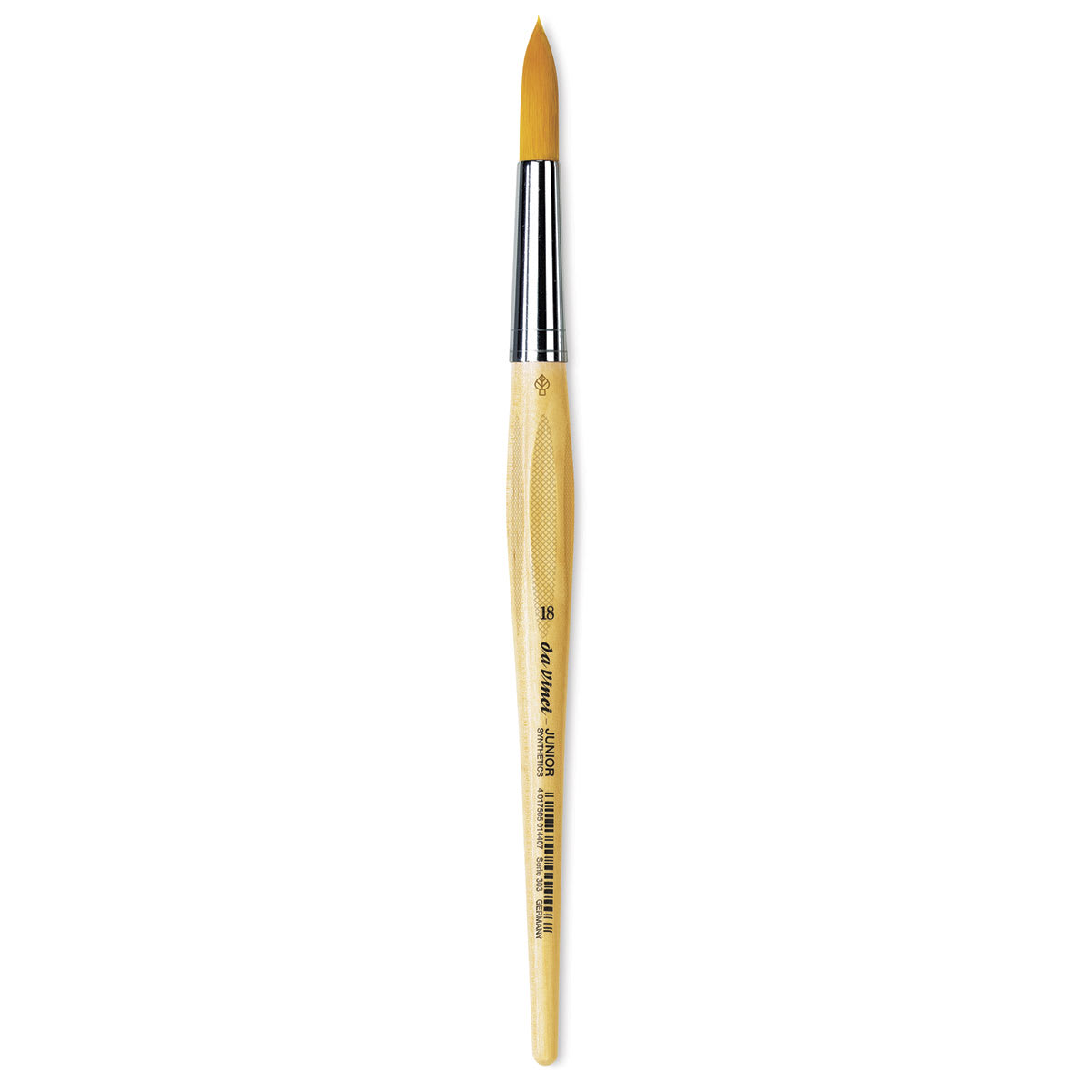 Da Vinci Junior Synthetic Brush - Round, Short Handle, Size 18