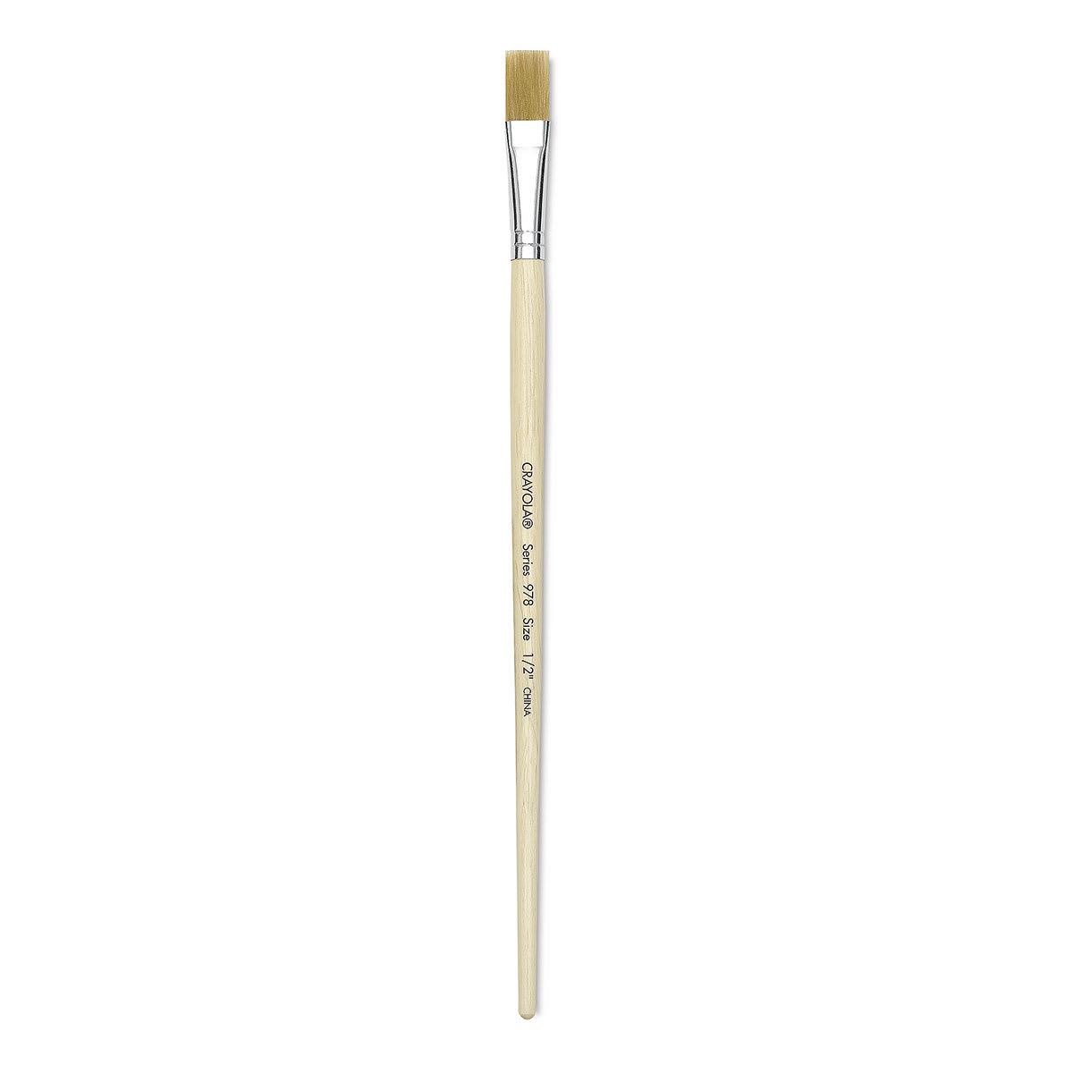 Crayola Nylon Easel Brush - Long Handle, 1/2