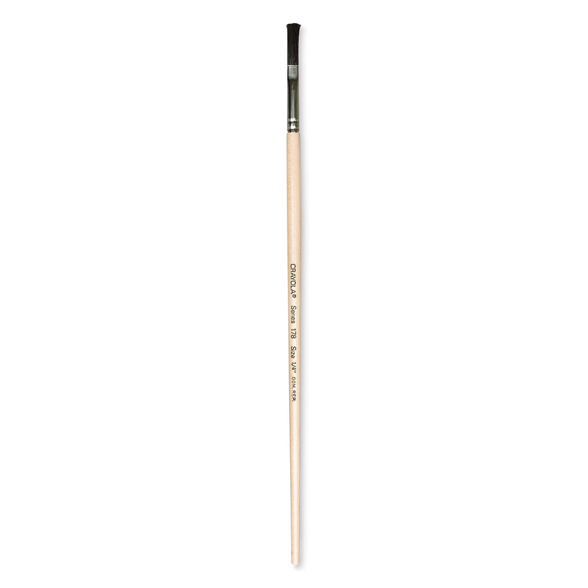 Crayola Black Bristle Easel Brush - Size 1/4"