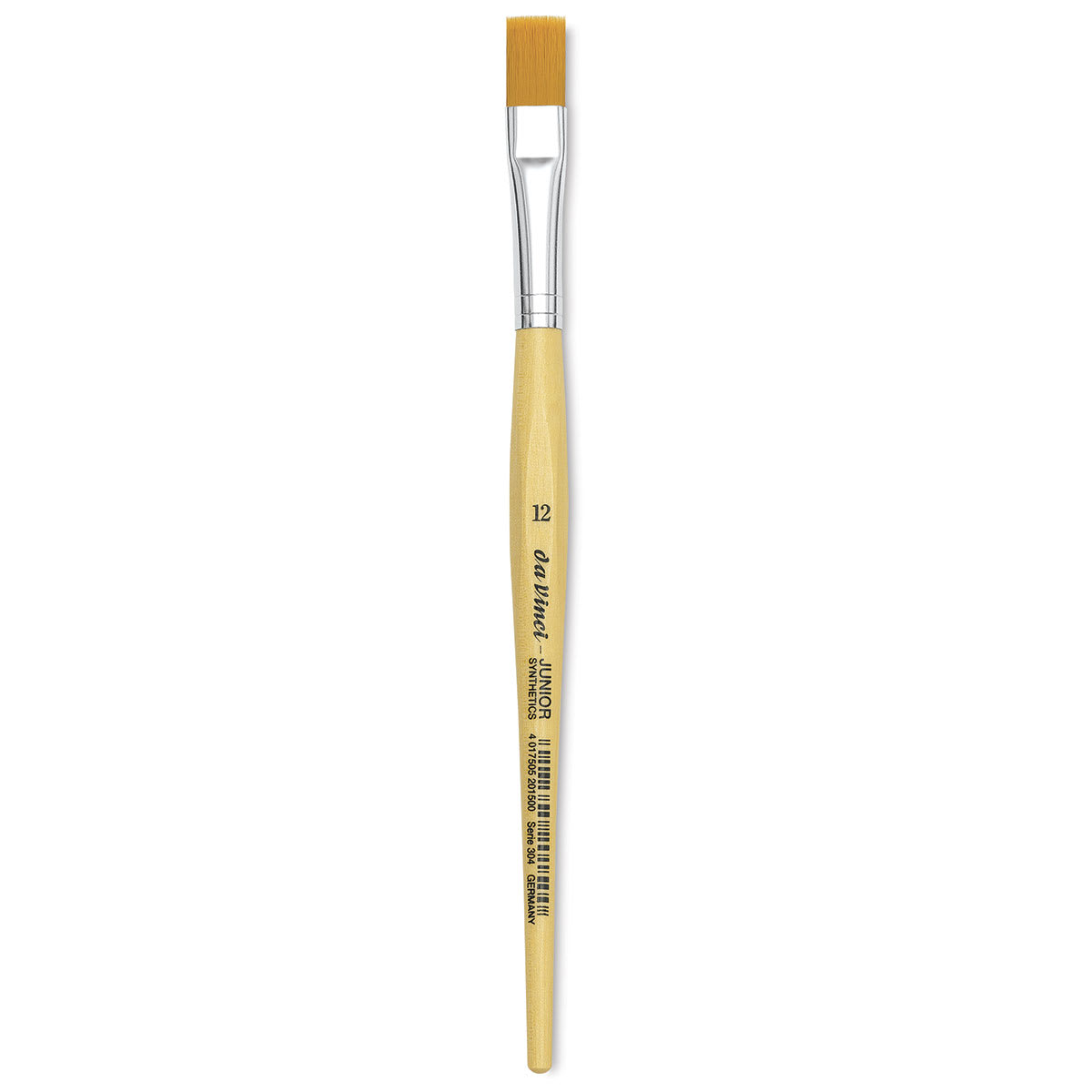 Da Vinci Junior Synthetic Brush - Bright, Short Handle, Size 12