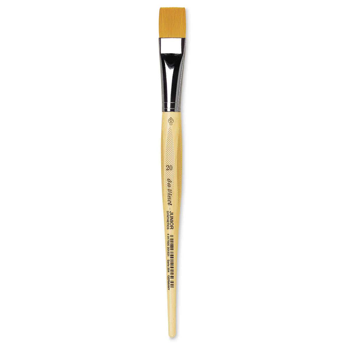 Da Vinci Junior Synthetic Brush - Bright, Short Handle, Size 20