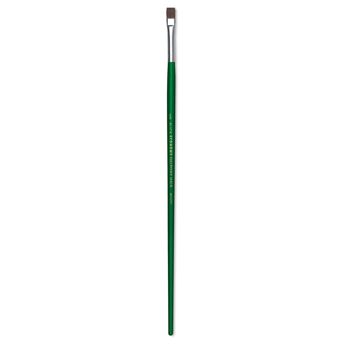 Blick Economy Ox/Pony Hair Brush - Bright, Long Handle, Size 8