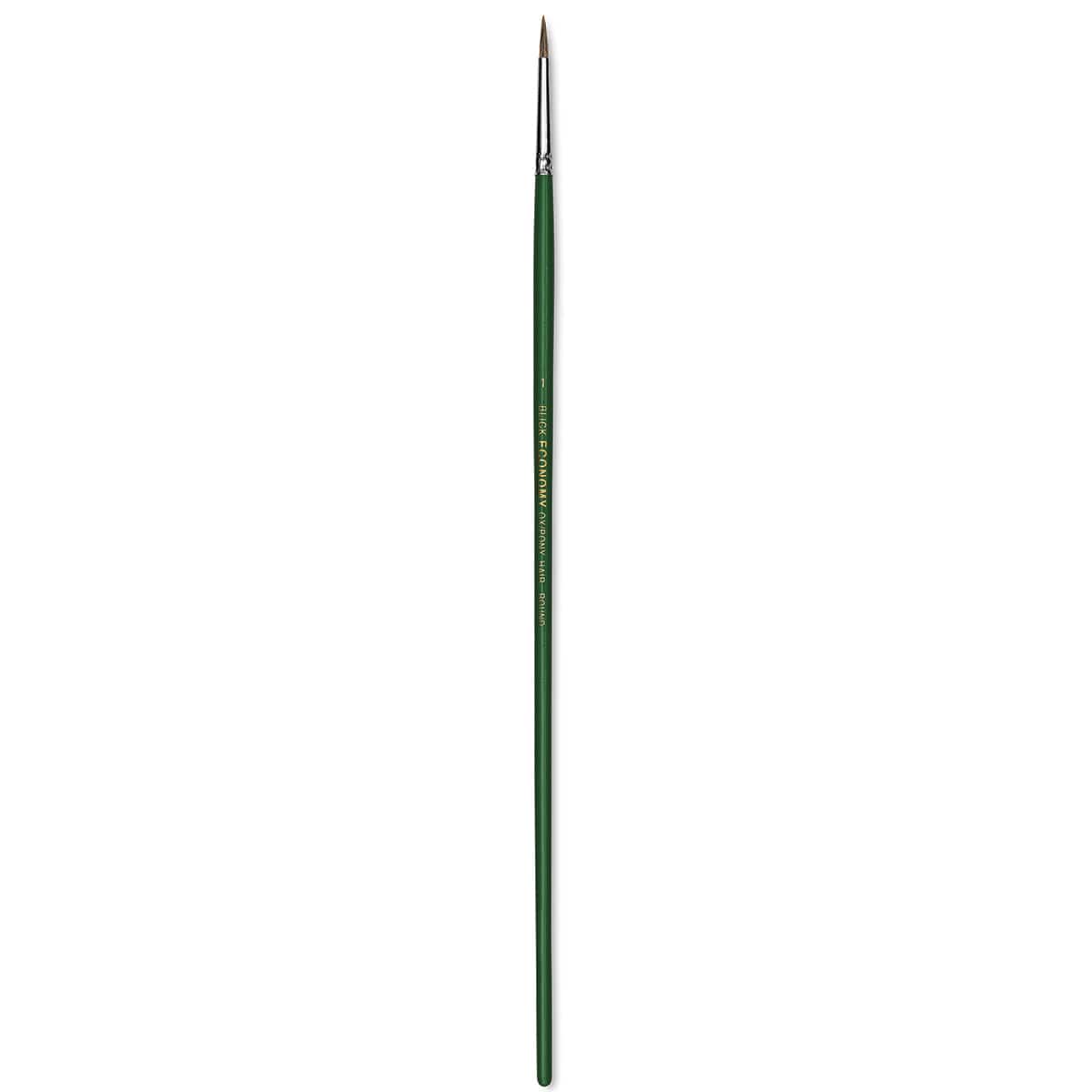 Blick Economy Ox/Pony Hair Brush - Round, Long Handle, Size 1
