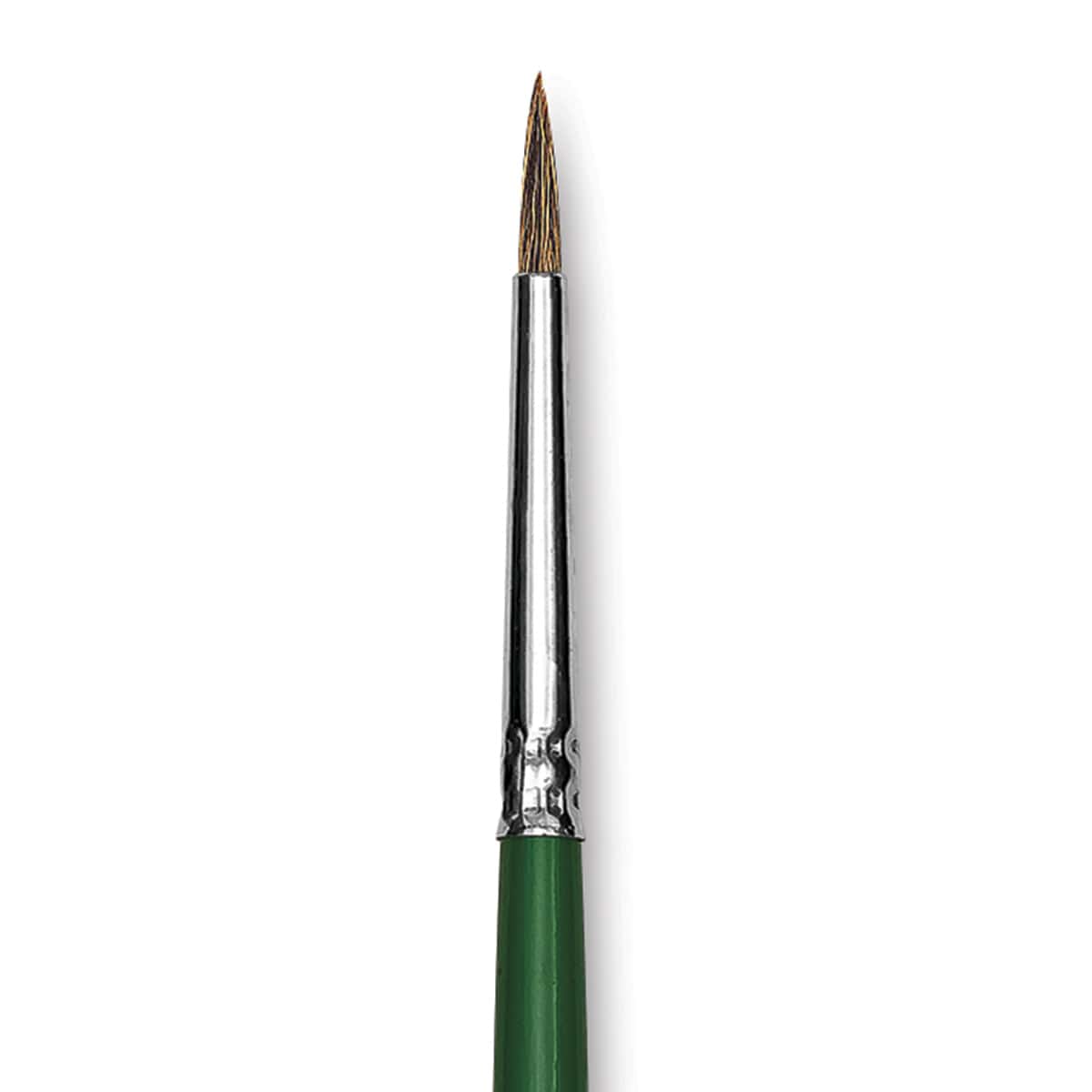 Blick Economy Ox/Pony Hair Brush - Round, Long Handle, Size 1 close-up