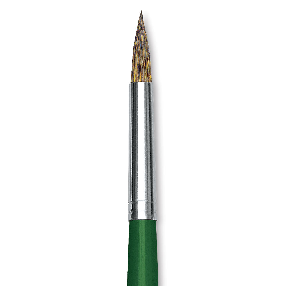 Blick Economy Ox/Pony Hair Brush - Round, Long Handle, Size 12 close up